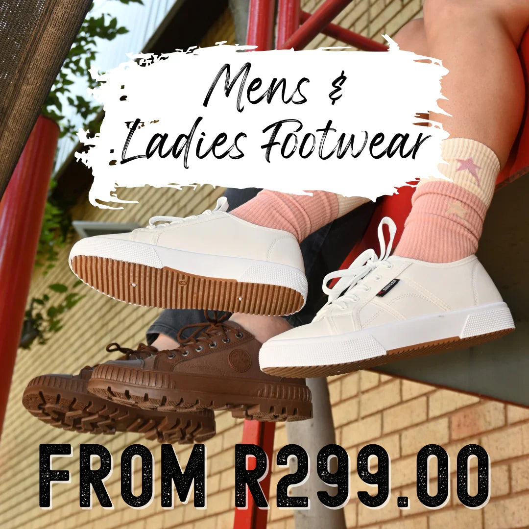 Mens & Ladies Footwear from R299
