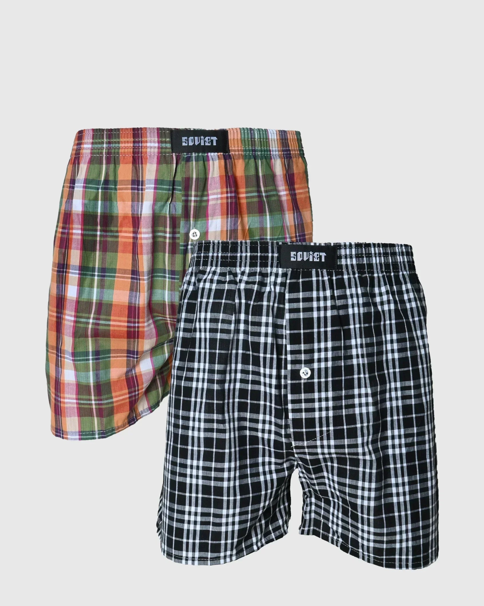 WAYNEBlackWhiteMulti_1 - Soviet Denim