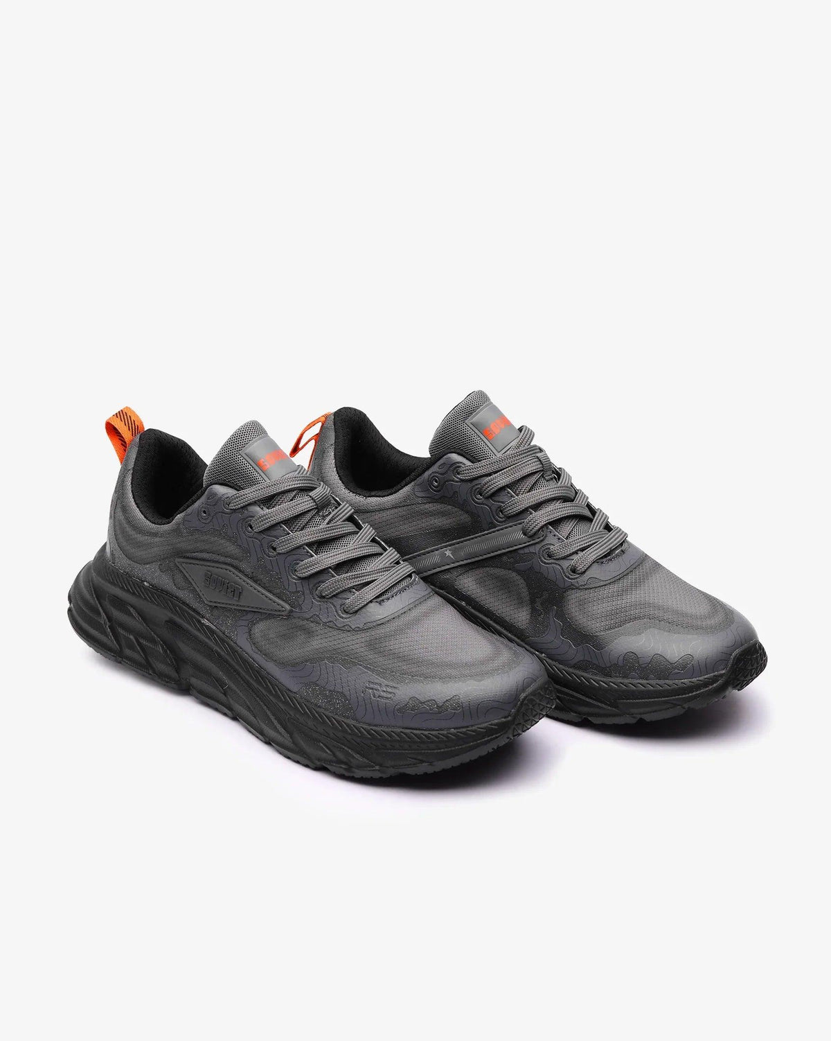 Mens Campsbay Soviet athleisure sneaker showing navy and gray athletic footwear with a modern design and breathable material.