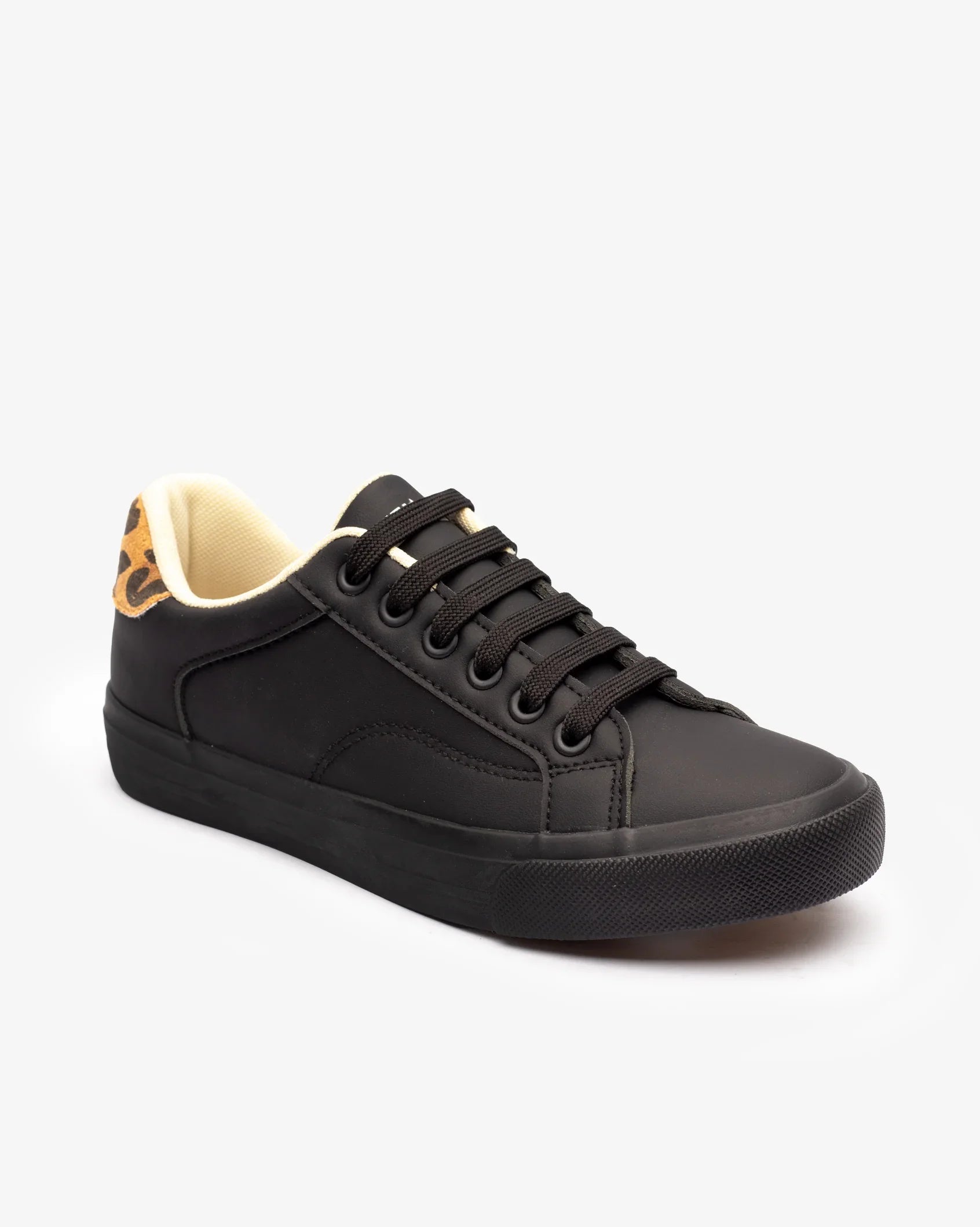 Soviet Ladies Persia low cut leopard print sneaker, stylish footwear featuring a bold animal print and comfortable design.