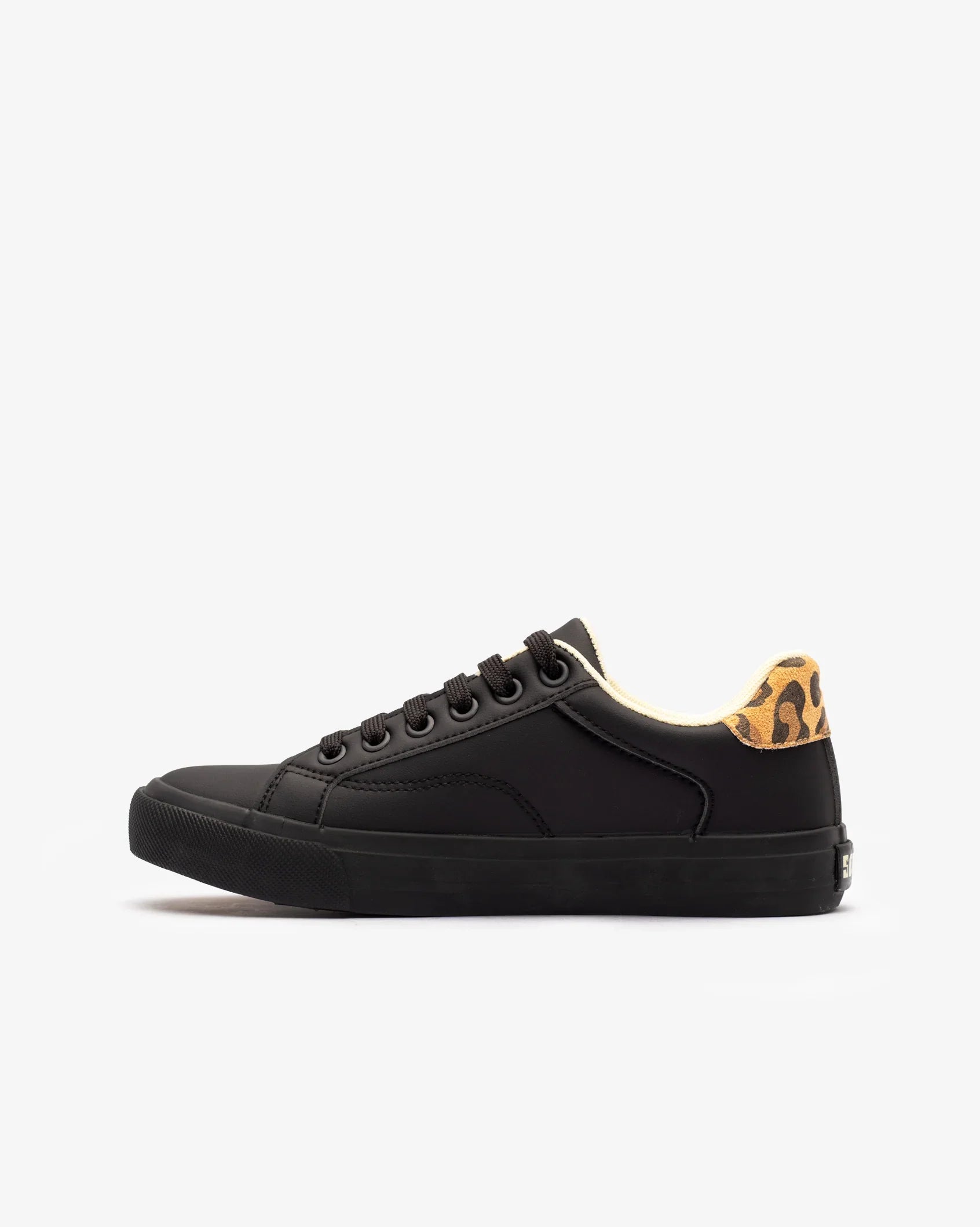 Soviet Ladies Persia low cut leopard print sneaker showcasing stylish footwear with bold animal print design.