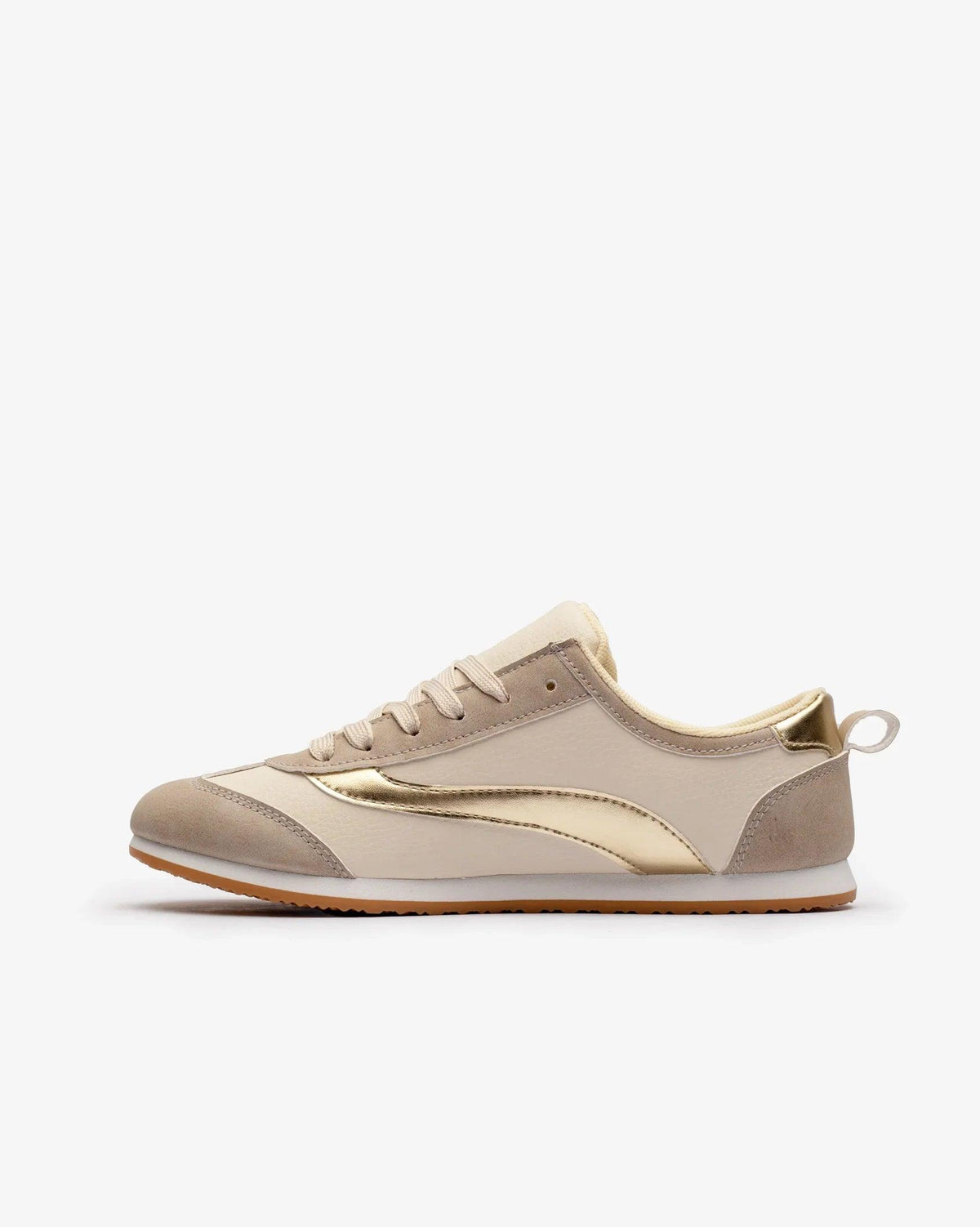 Soviet Ladies Kaylee low cut sneaker showing white canvas upper, lace-up design, and rubber sole on a plain background.