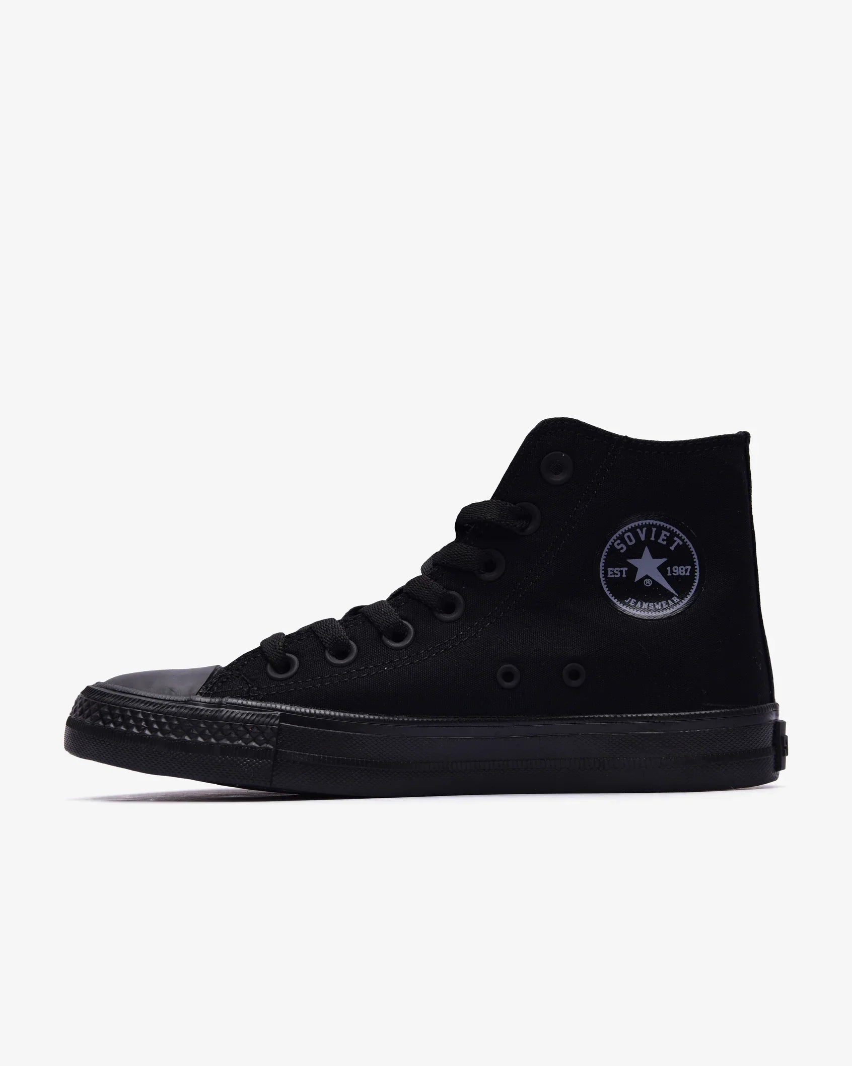 Ladies Viper - Hi Cut Canvas Sneaker - Soviet Denim