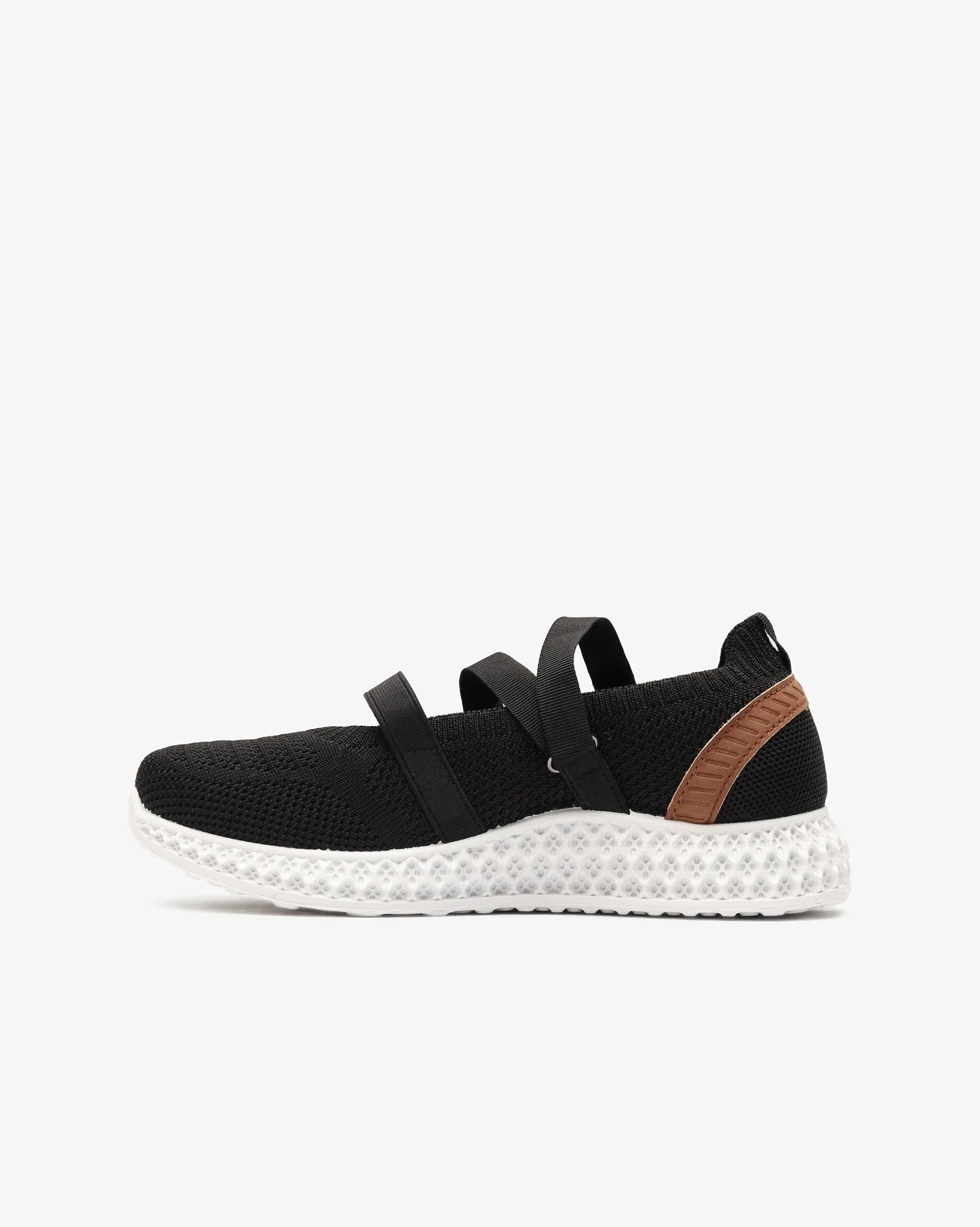Ladies Cruz - Elasticated Slip On Ballet Flat - Soviet Denim