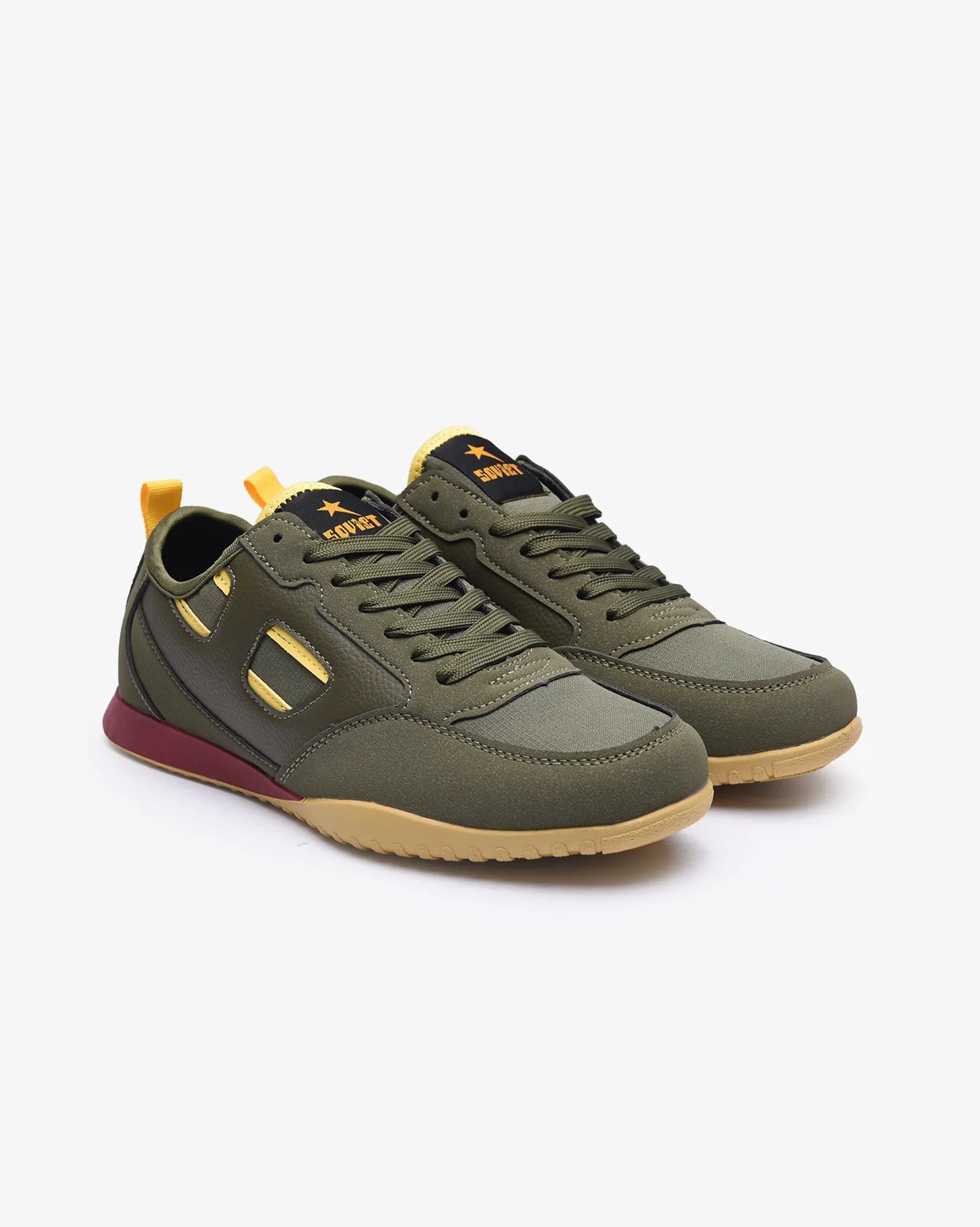 Mens Colonia - Low Cut Mixed Media Sneaker