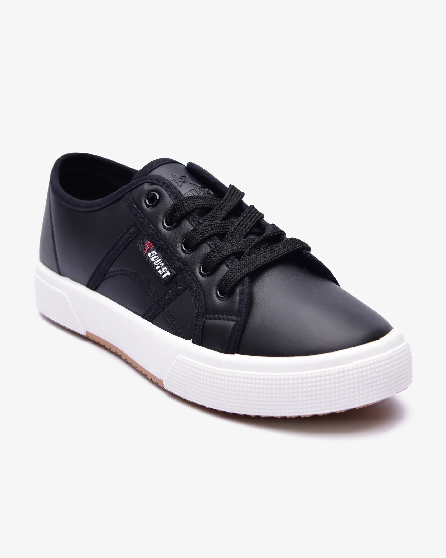 Ladies Rosewood - Low Cut PU Sneaker - Soviet Denim