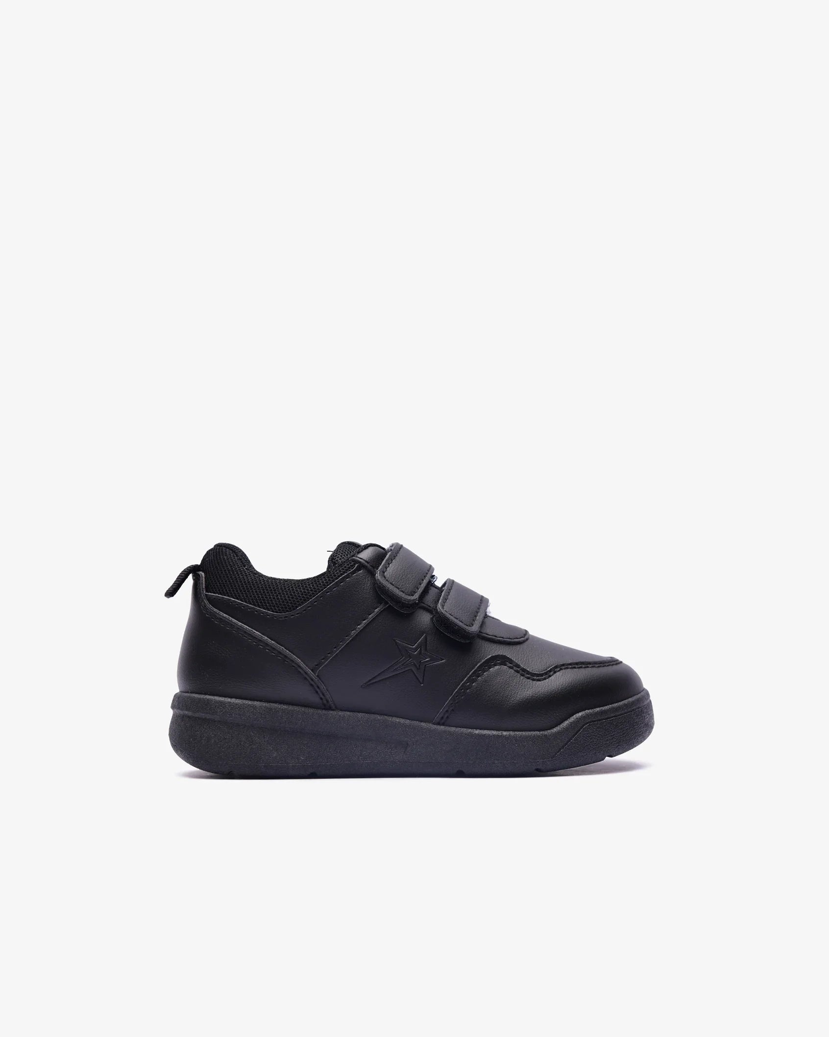 Infants Samara - Velcro PU Sneaker - Soviet Denim