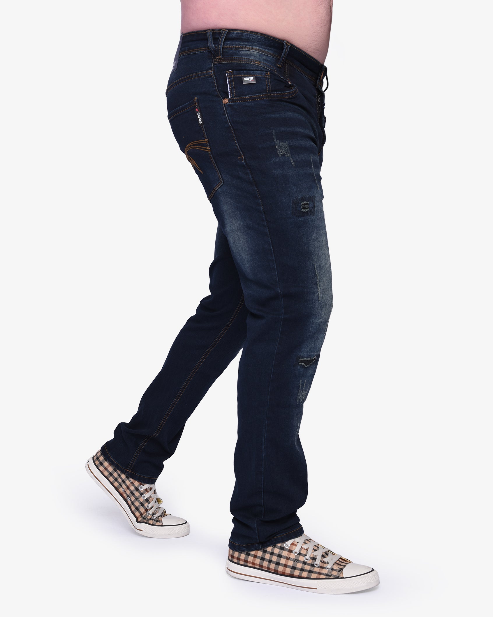 Mens Gleam #9 - Distressed Slim Fit Jeans