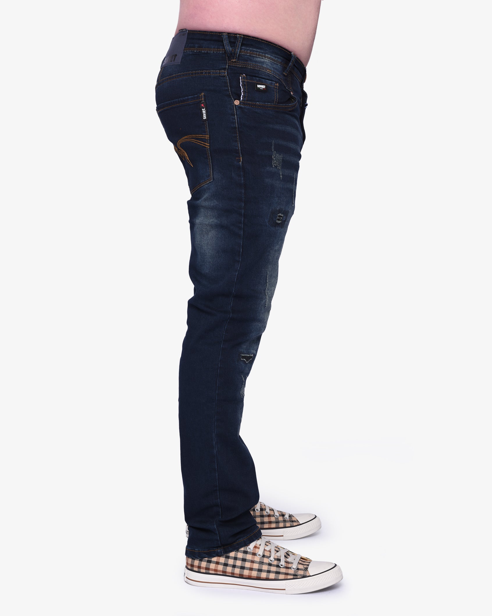Mens Gleam #9 - Distressed Slim Fit Jeans