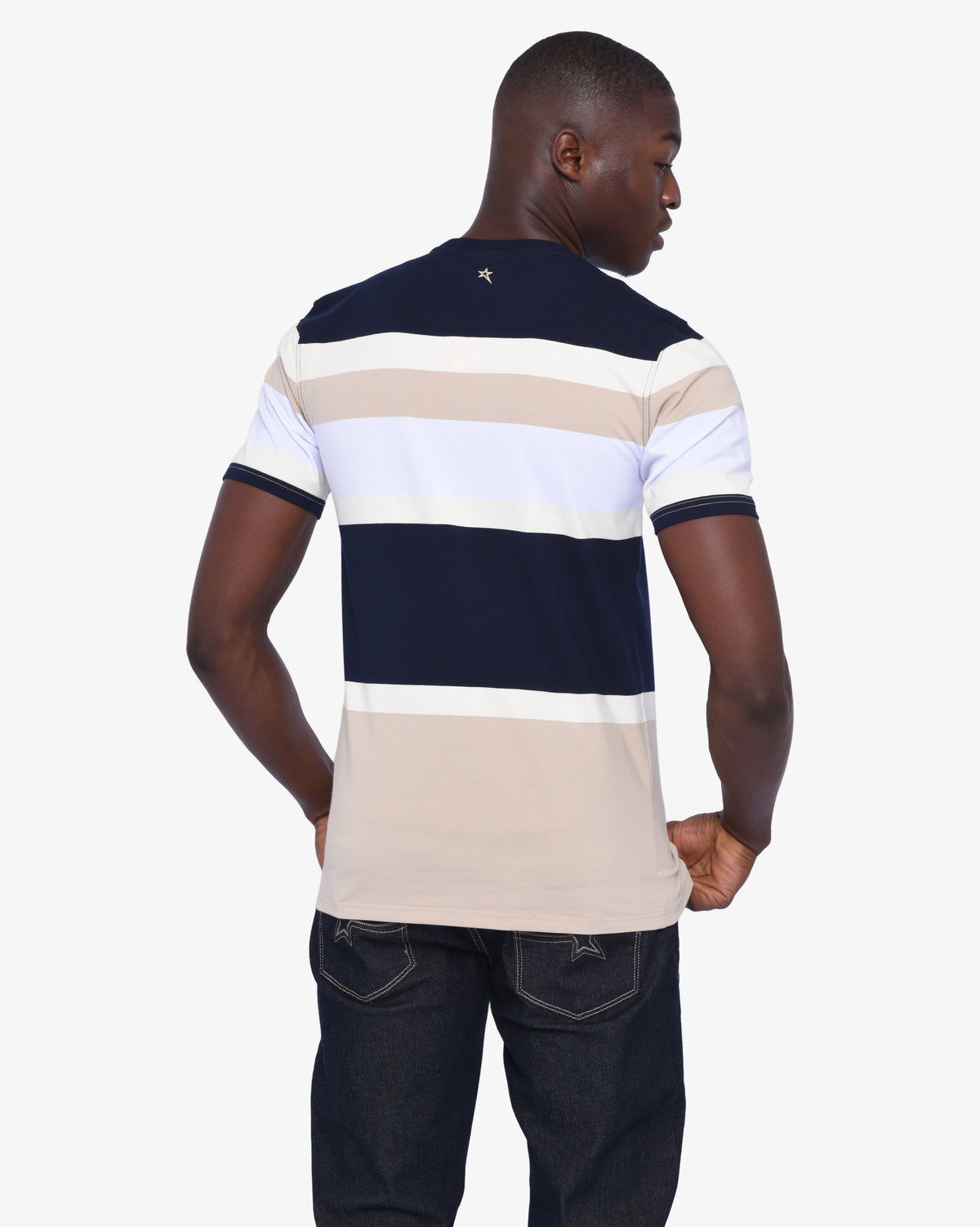 Mens Charles - Yarn Dyed Stripe T-Shirt