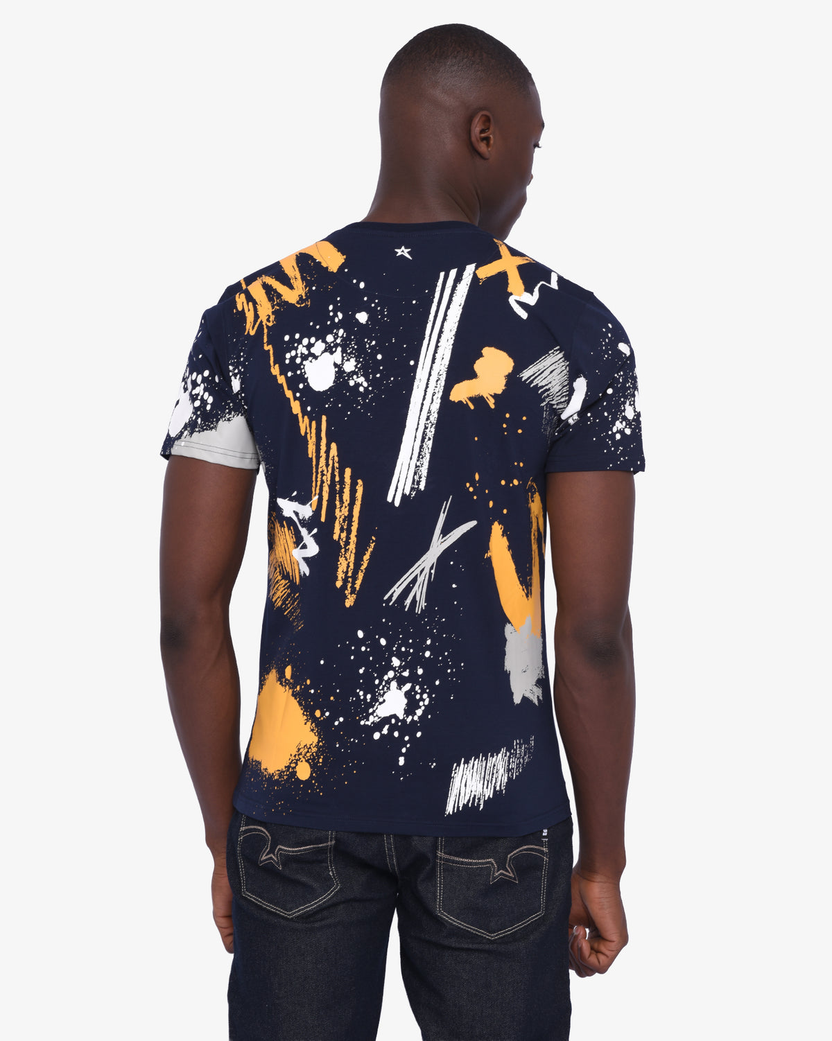 Mens Ignite - Short Sleeve Rotary Print T-Shirt