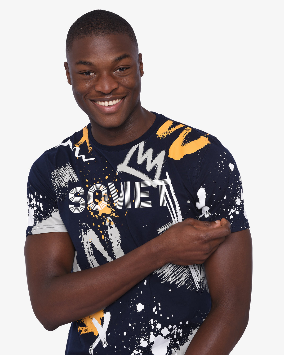 Mens Ignite - Short Sleeve Rotary Print T-Shirt