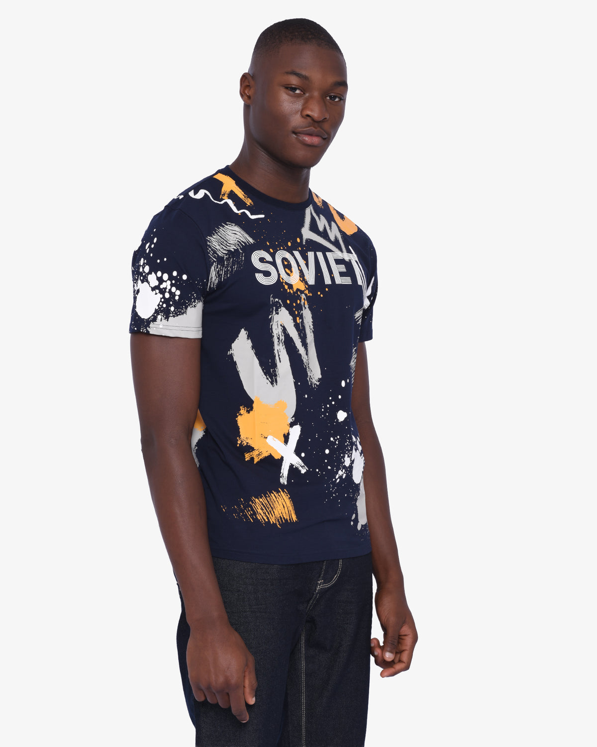 Mens Ignite - Short Sleeve Rotary Print T-Shirt