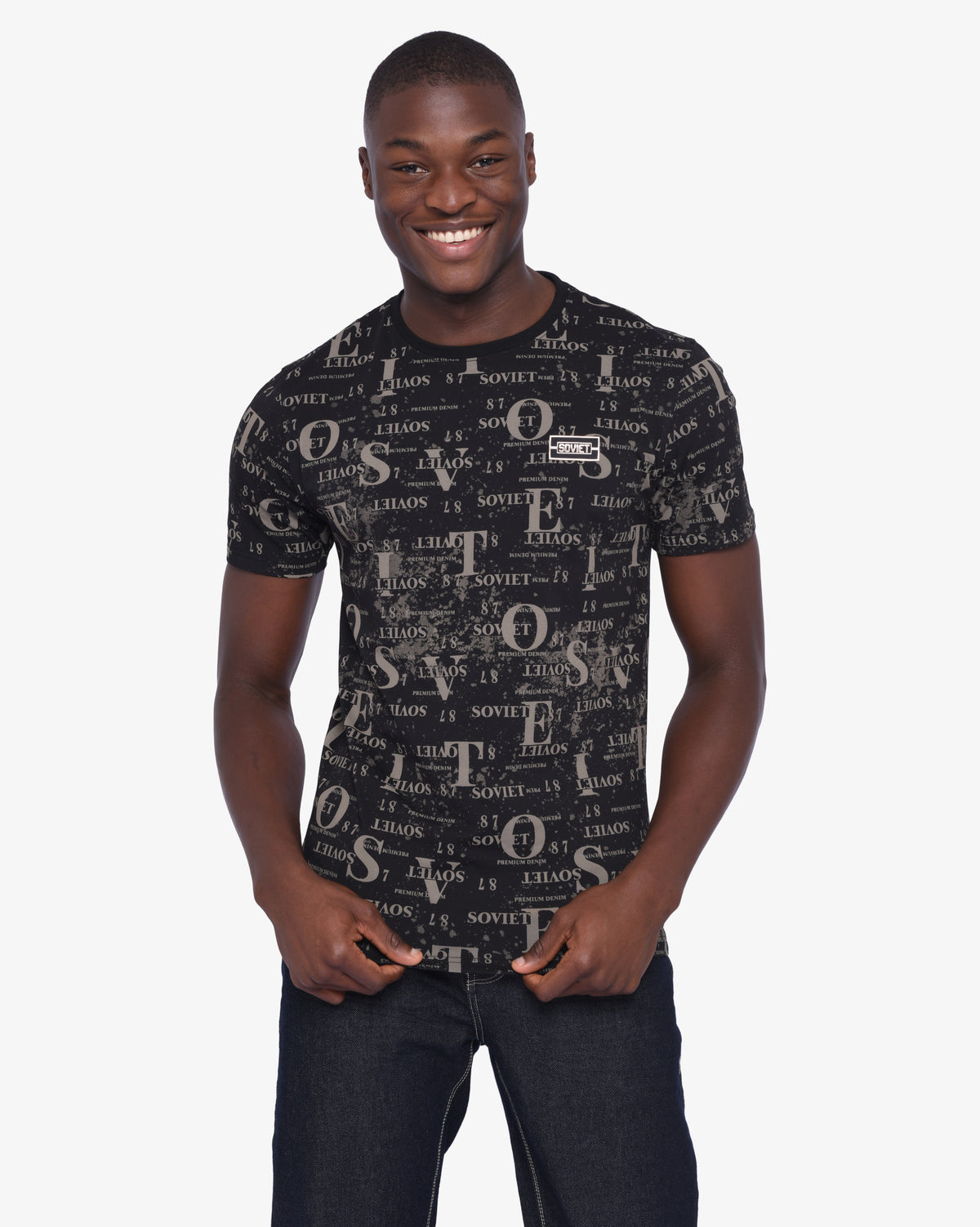 Mens Norton - Short Sleeve Rotary Print T-Shirt