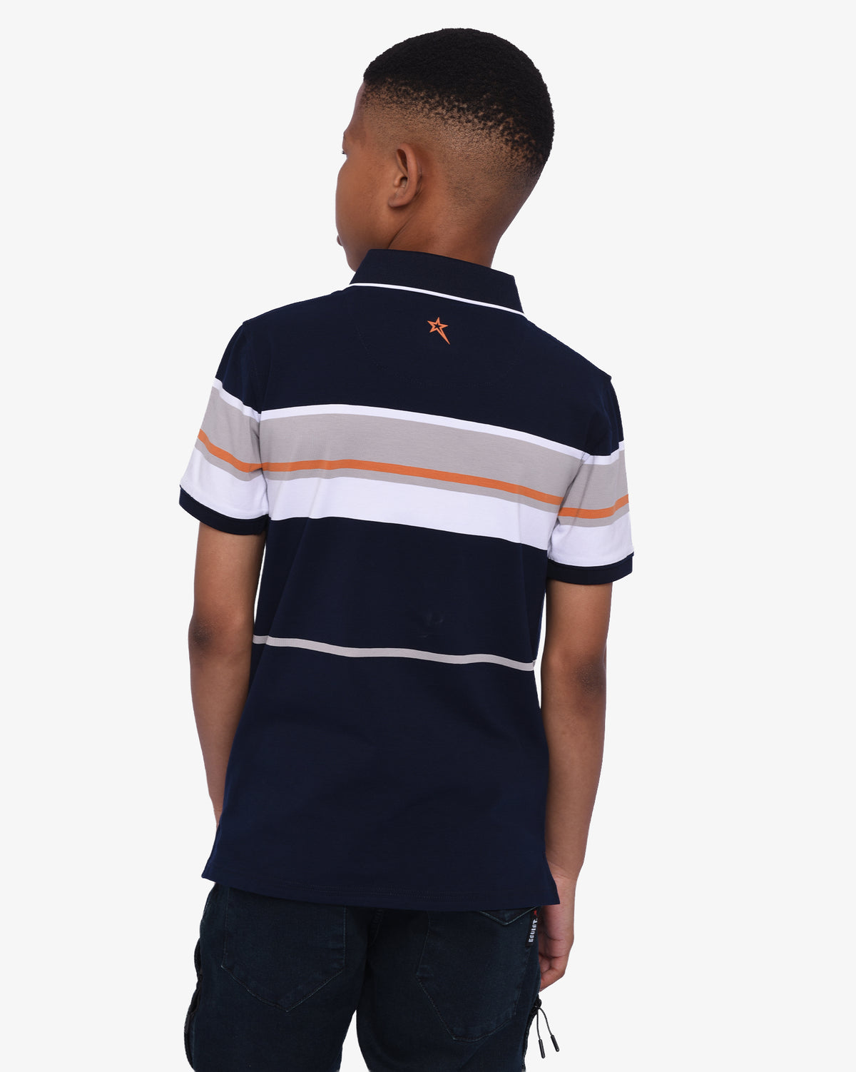 Boys Bruce - Short Sleeve Yarn-Dye Golfer