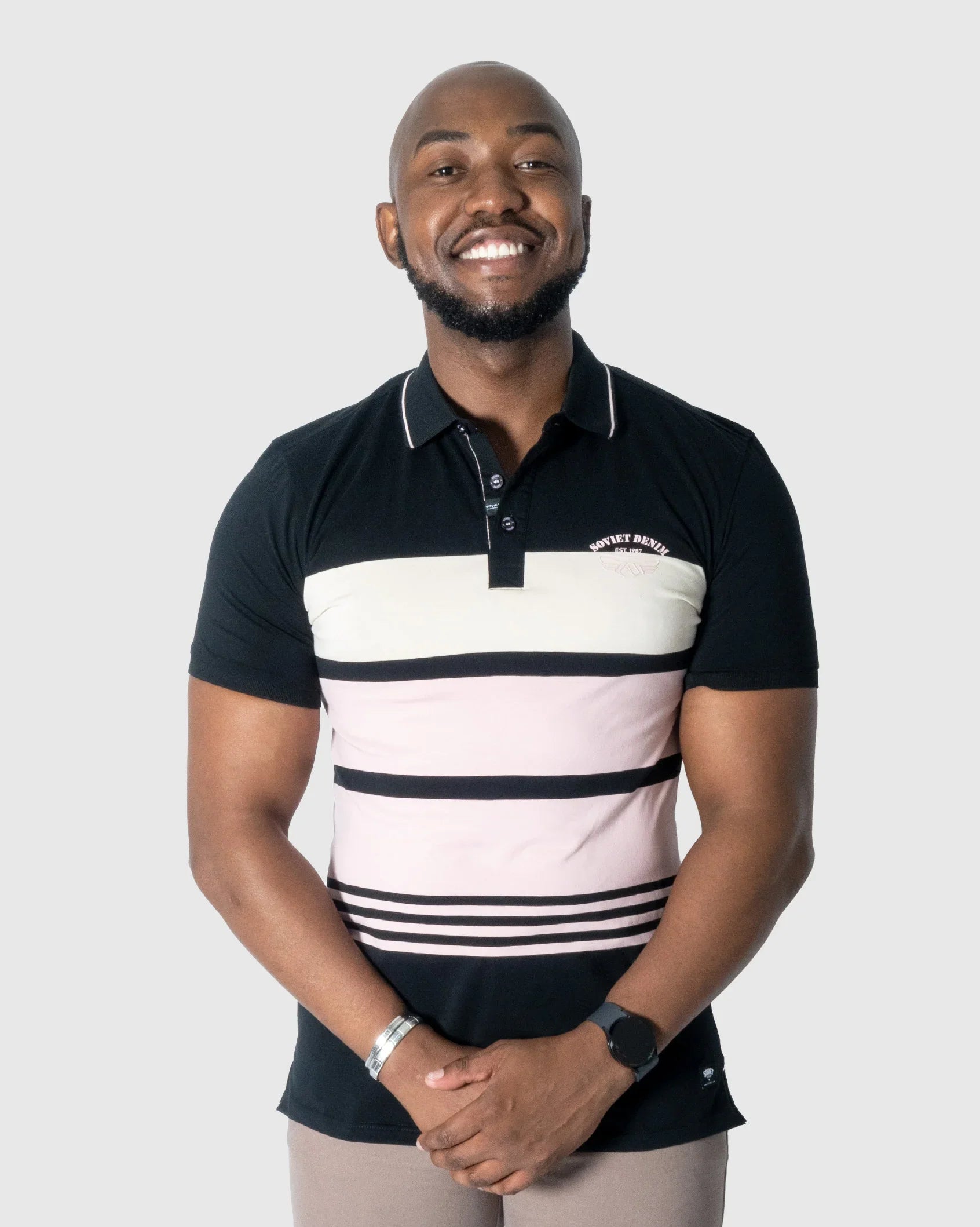 Mens Botticeli Soft Cotton Golfer T-Shirt - Main Image