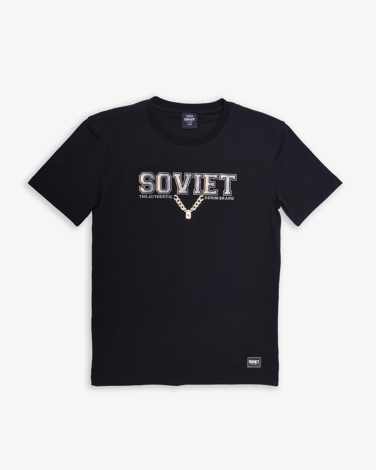 Black Boys Walken short sleeve T-shirt by Soviet featuring stylish graphic design and comfortable casual fit.