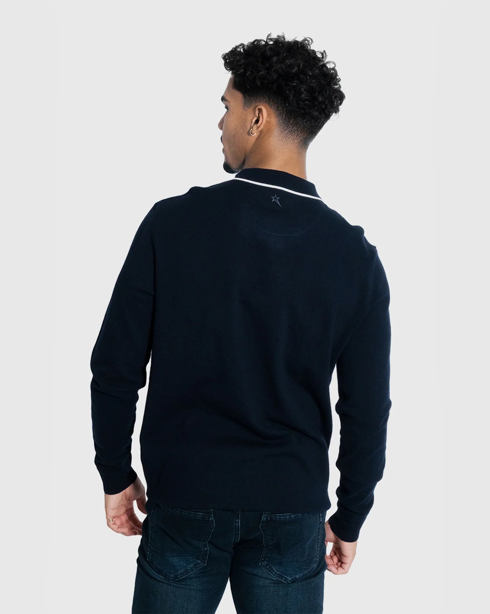 Mens Bellati - Collared Knit Jersey