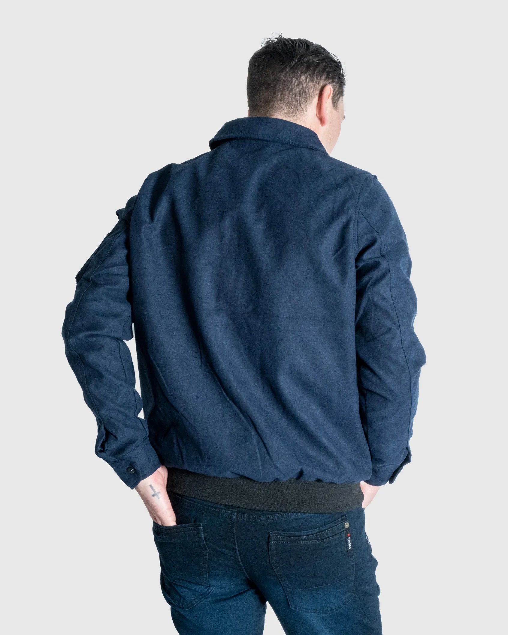 Mens Castano - Faux Suede Jacket