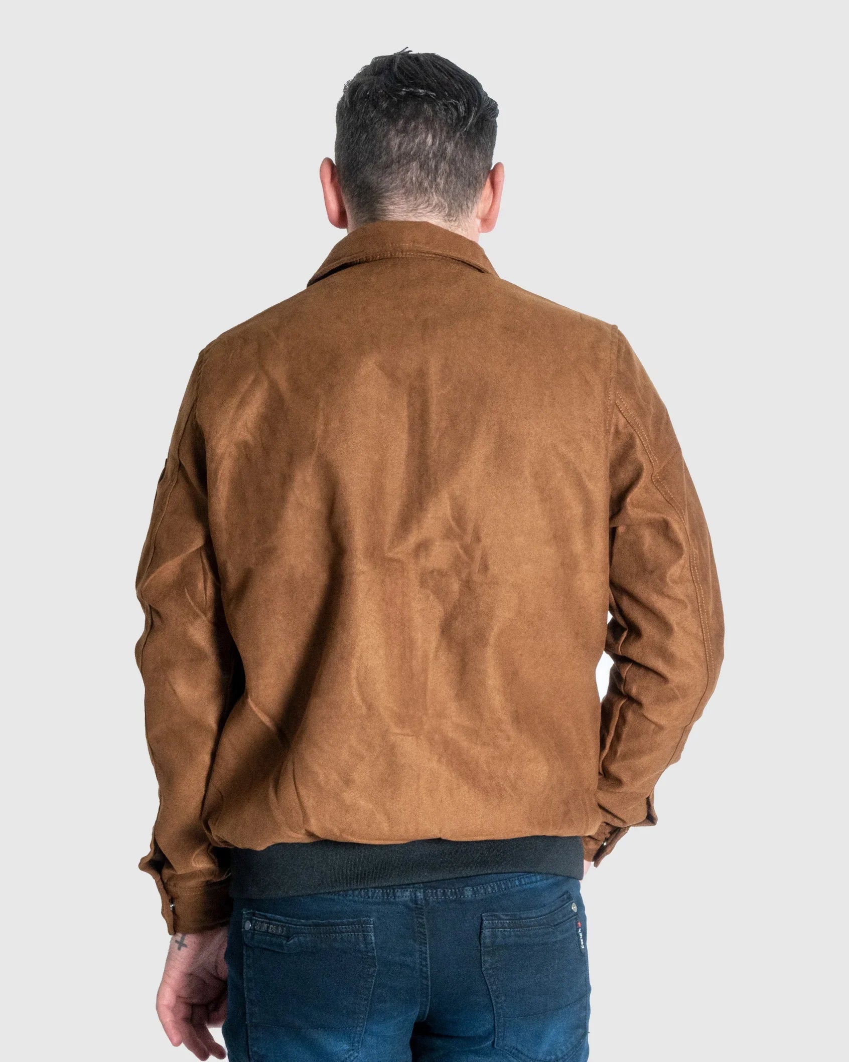 Mens Castano - Faux Suede Jacket