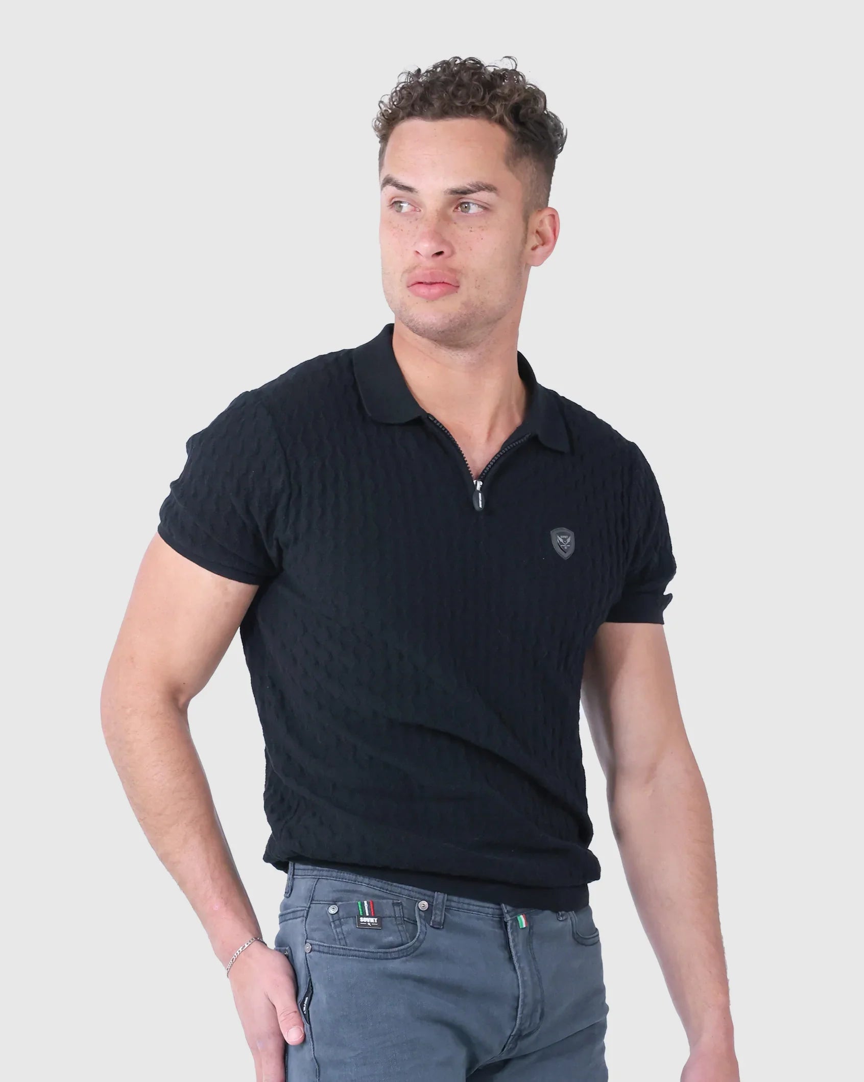 Mens De Niro - Zipper Golfer