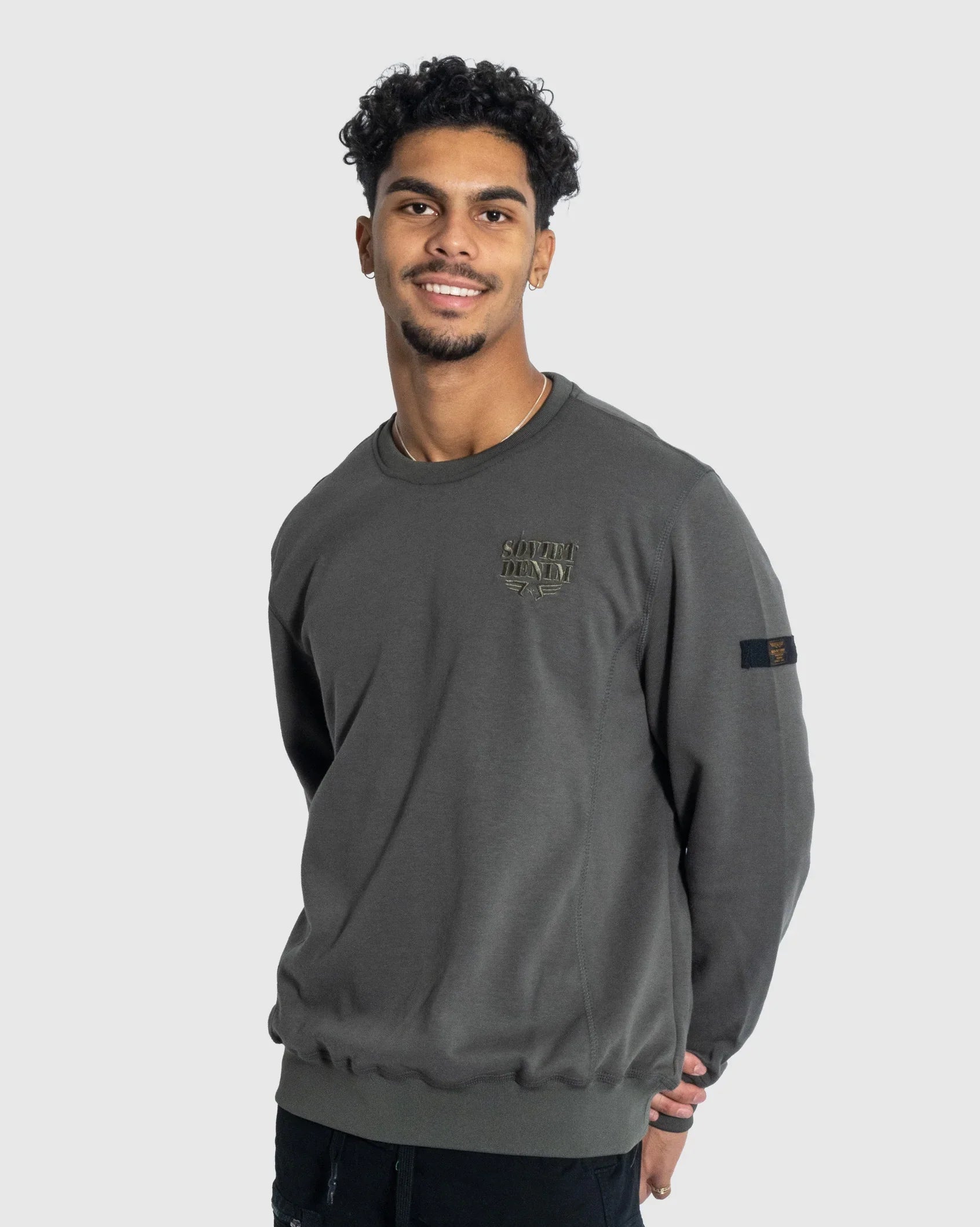Mens Faucher - Crew Neck Sweat Top