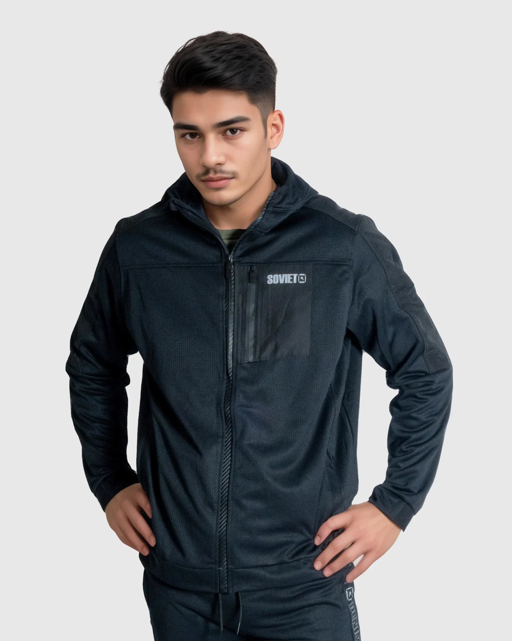 Mens Fitch - Zip Through Sweat Top