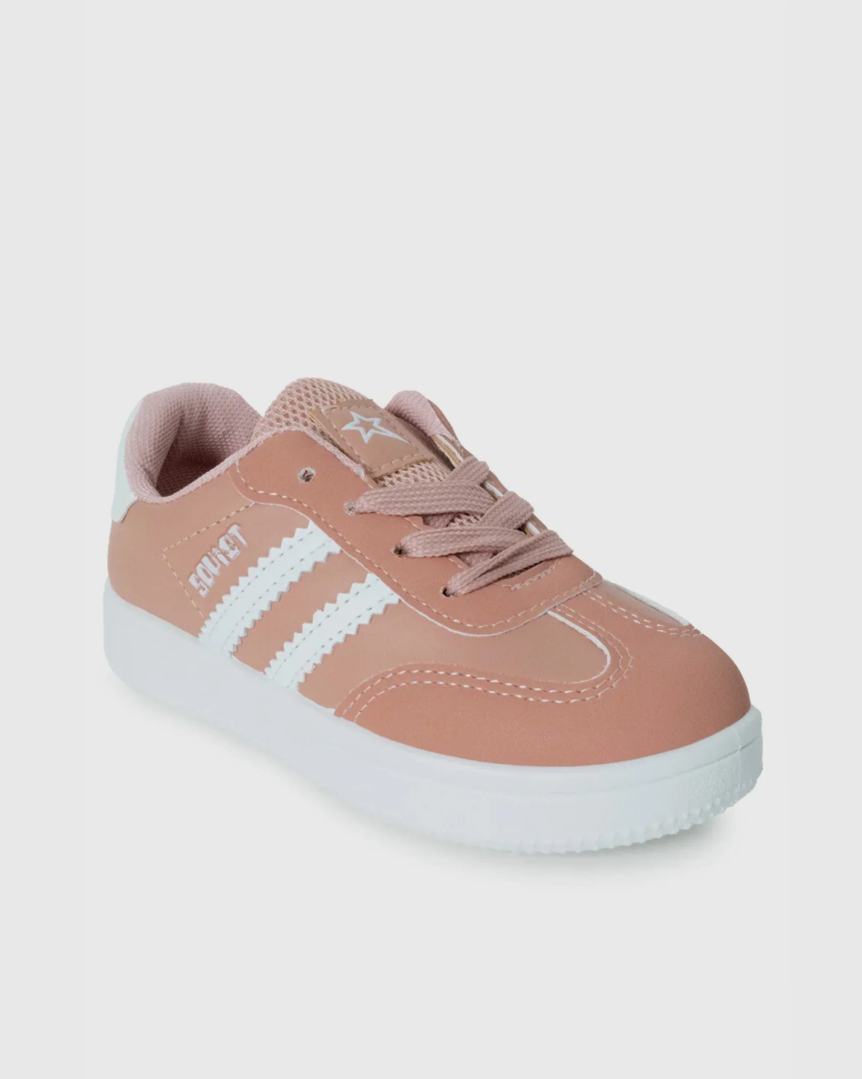 Infants Isla - Low Cut PU Sneaker - Soviet Denim