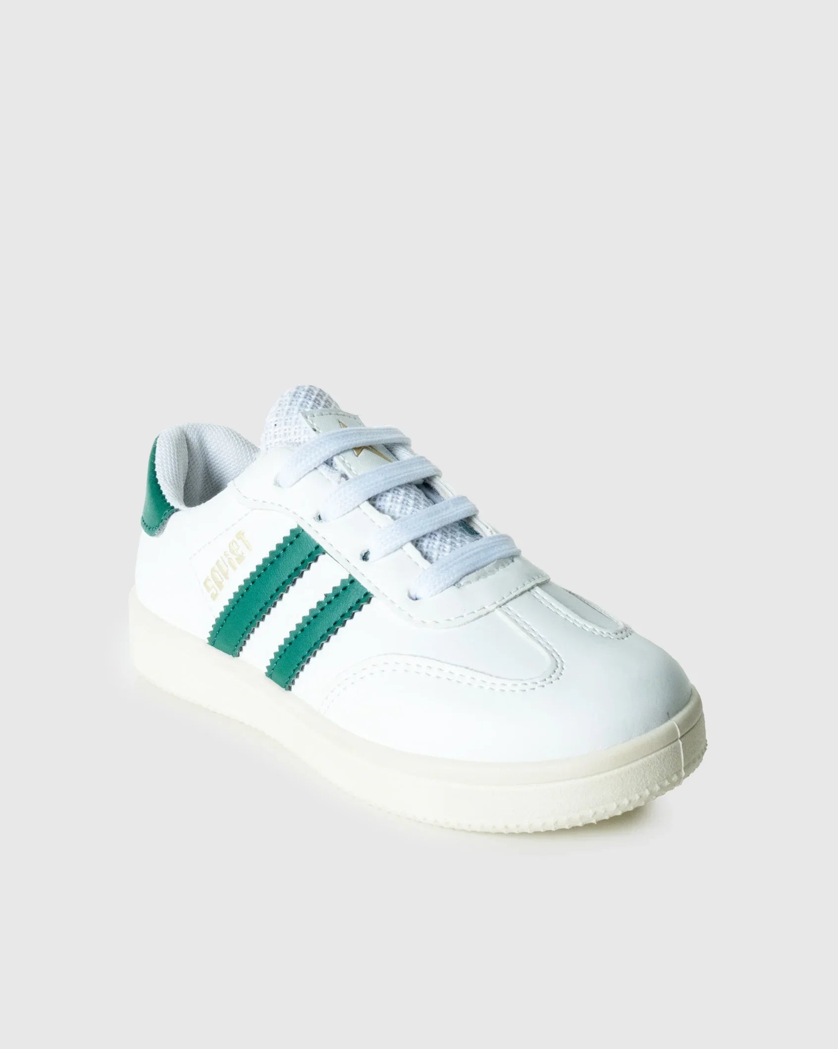 Infants Isla - Low Cut PU Sneaker - Soviet Denim