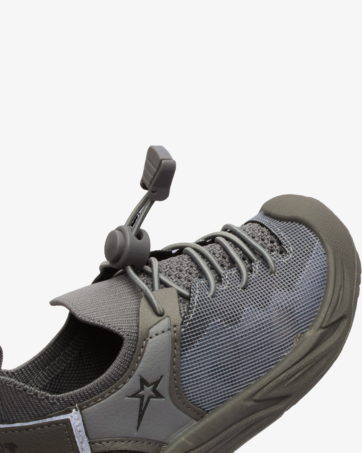 Soviet Infants Midnight Adventure Sandal in grey and charcoal, lightweight footwear for babies with adjustable straps and durable sole.