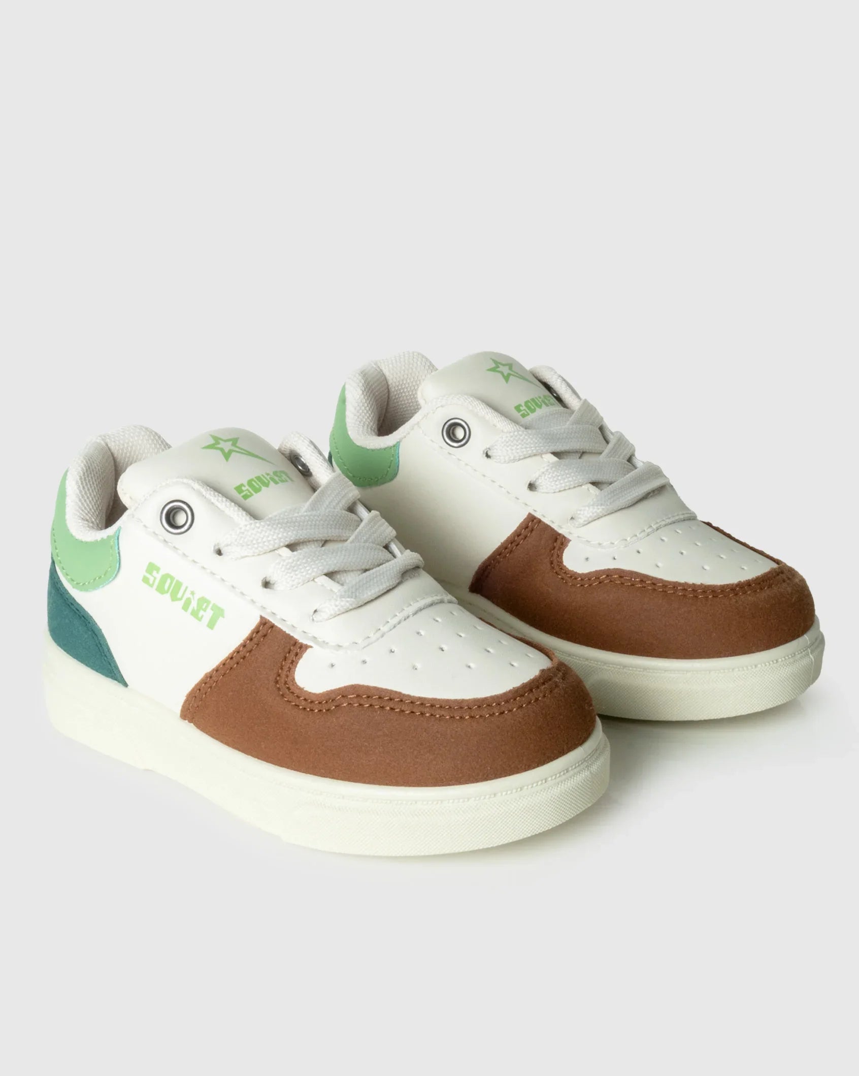 Infants Society - Fun Mixed Media PU Sneaker 2