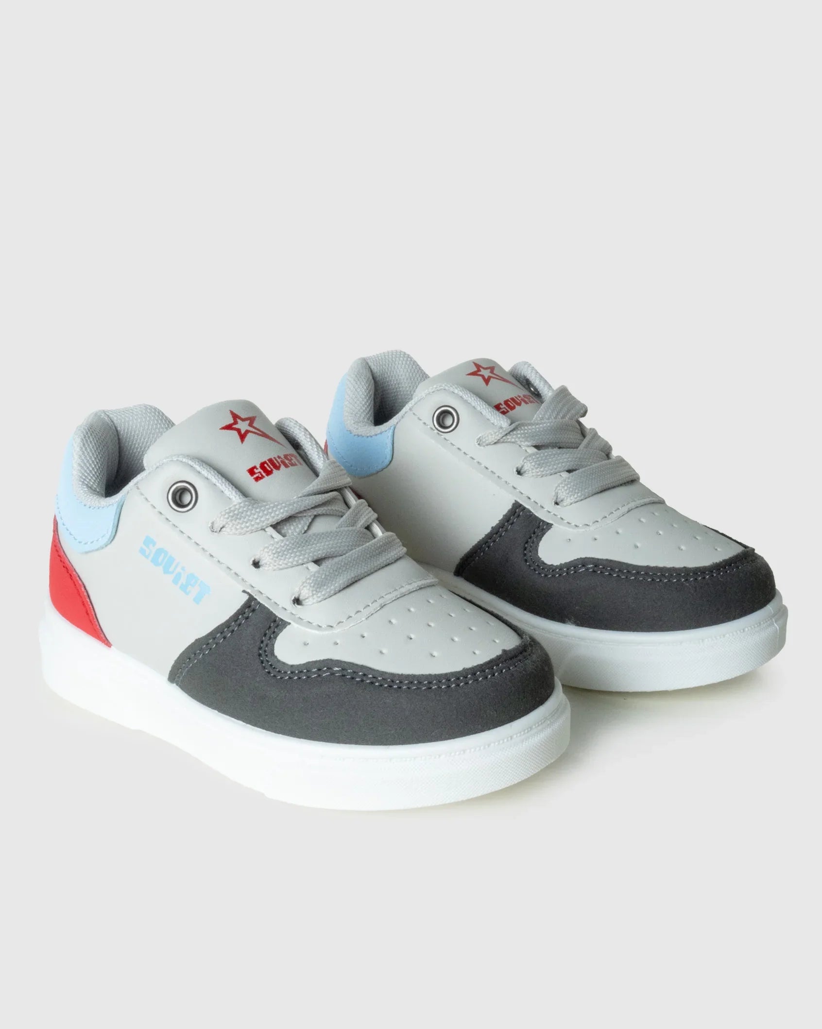 Infants Society - Fun Mixed Media PU Sneaker 2