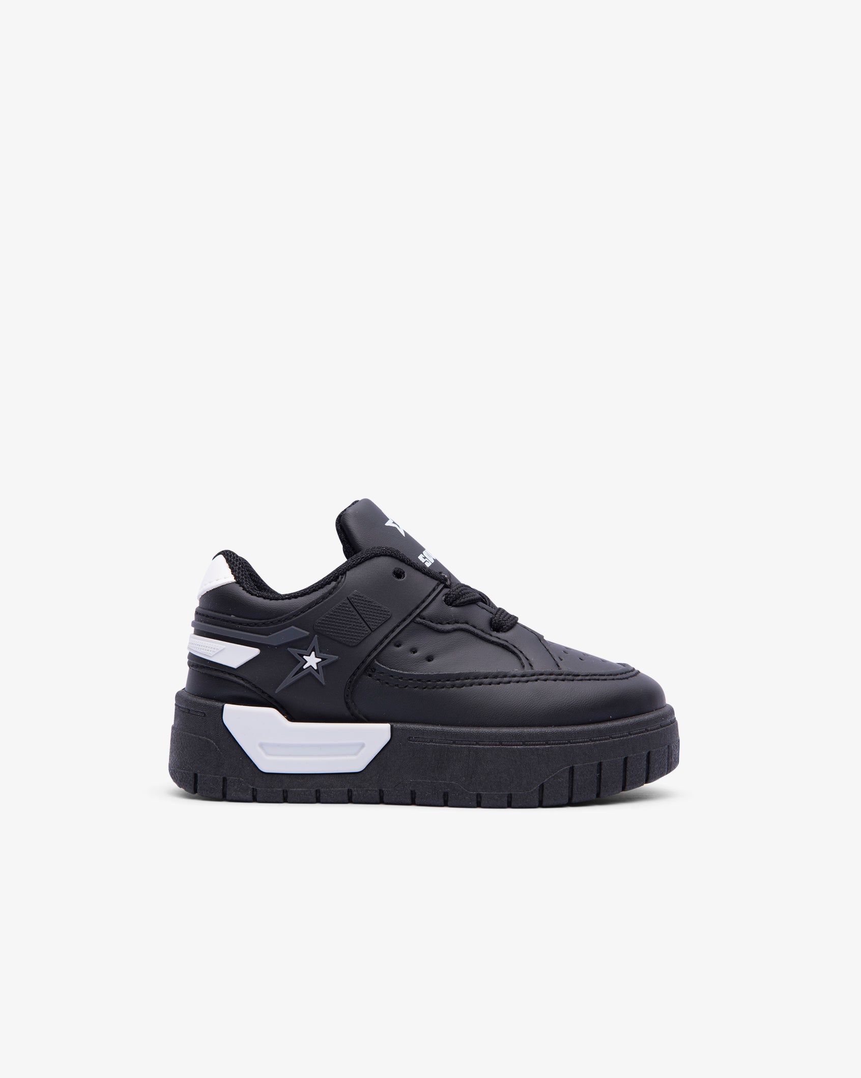 Infants Addison - Low Cut PU Sneaker - Soviet Denim