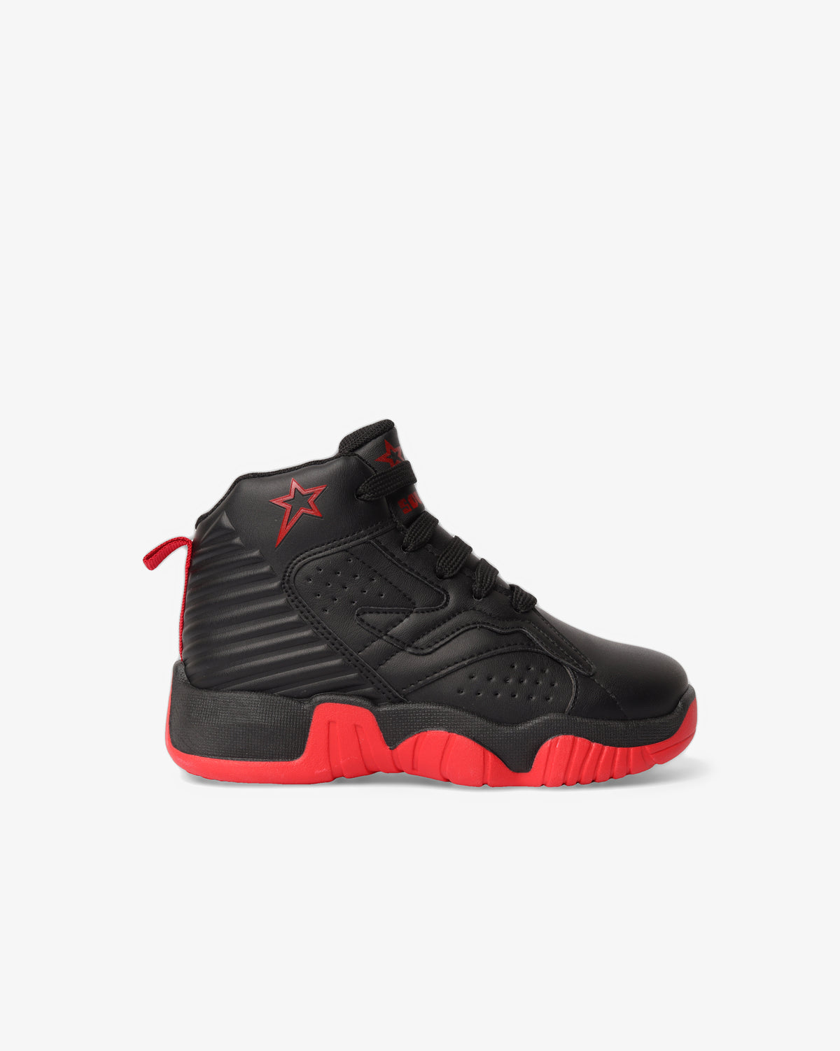 Kids Damien - Hi Cut PU Sneaker
