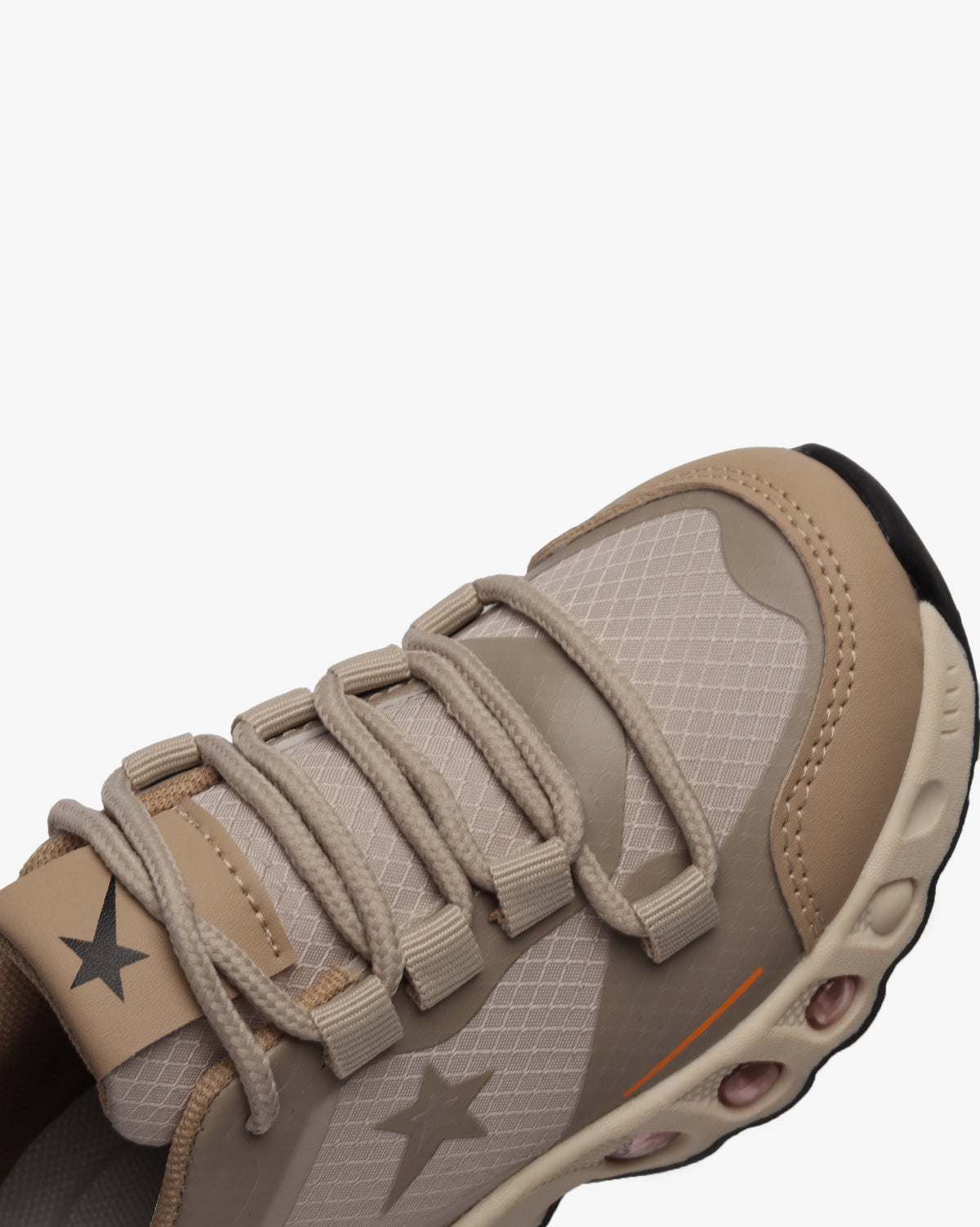 Kids Enzo low cut chunky sneaker by Soviet, featuring a cream-colored footwear design with a stylish chunky sole and casual look.