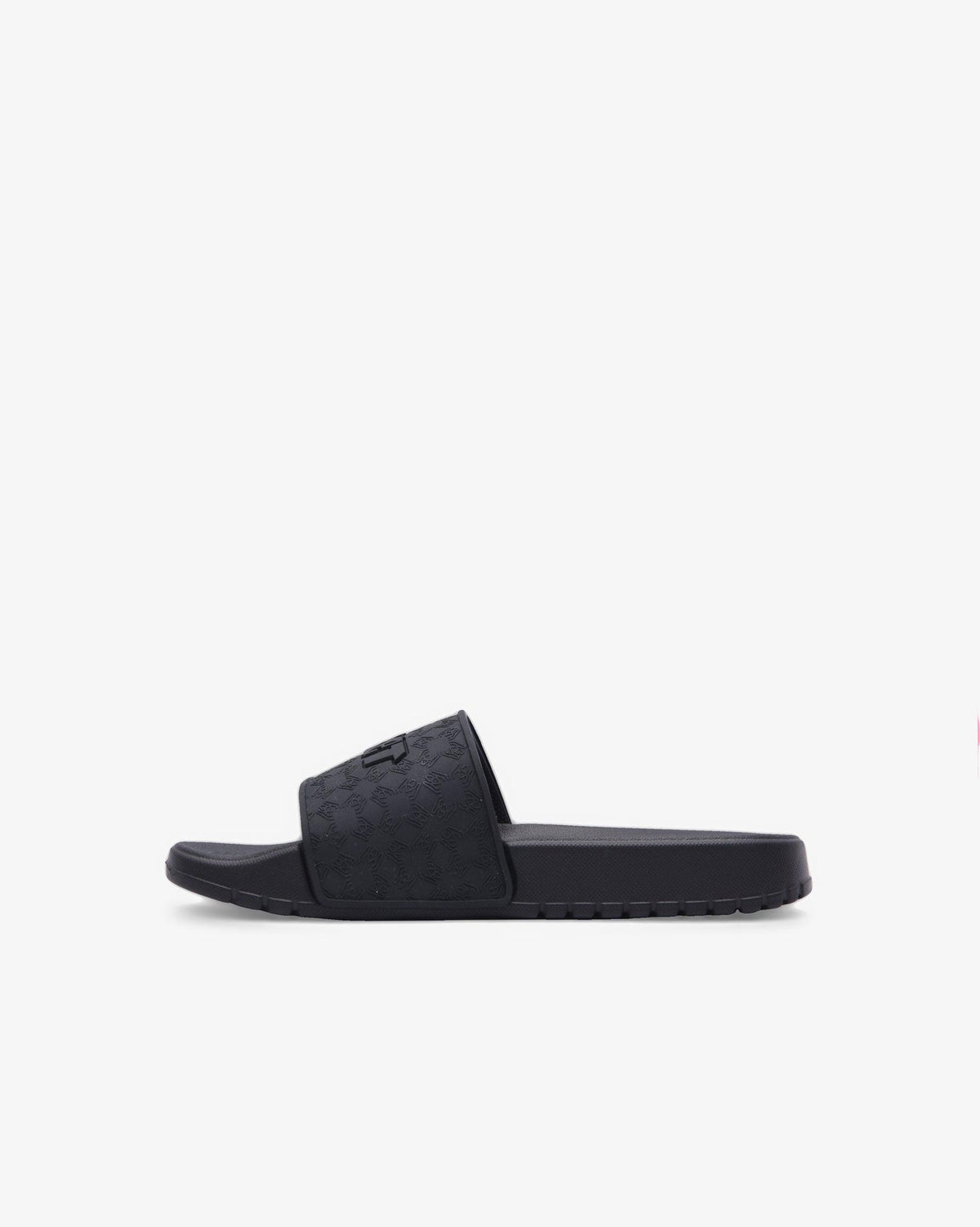 Black Youth Savannah bandage casual sandal by Soviet, featuring a strappy design and cushioned sole for comfortable footwear.
