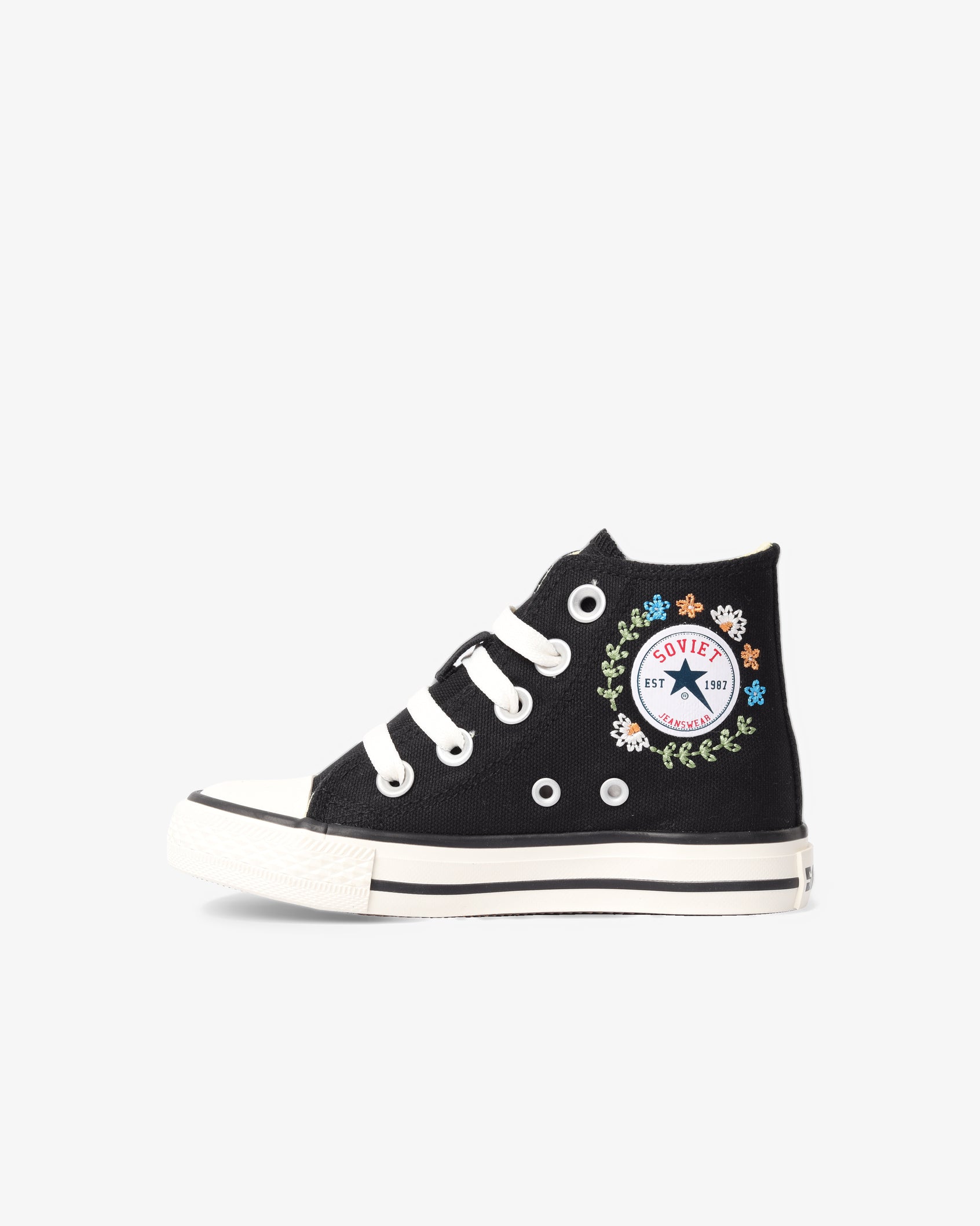 Youth Viper Hi Floral - Vulcanized Hi Cut Canvas Lace Up