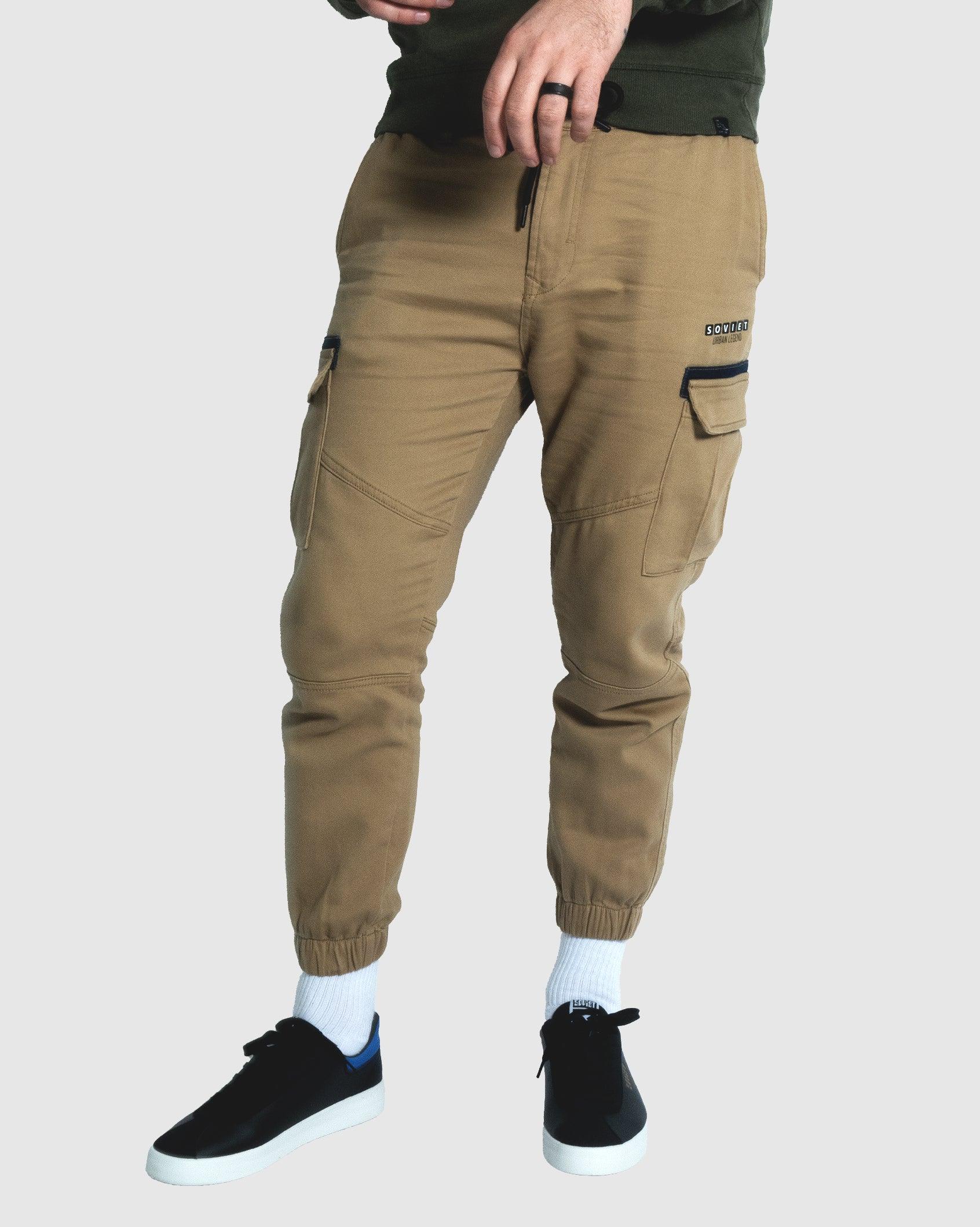 Mens Largo Slim Leg Cargo Pants