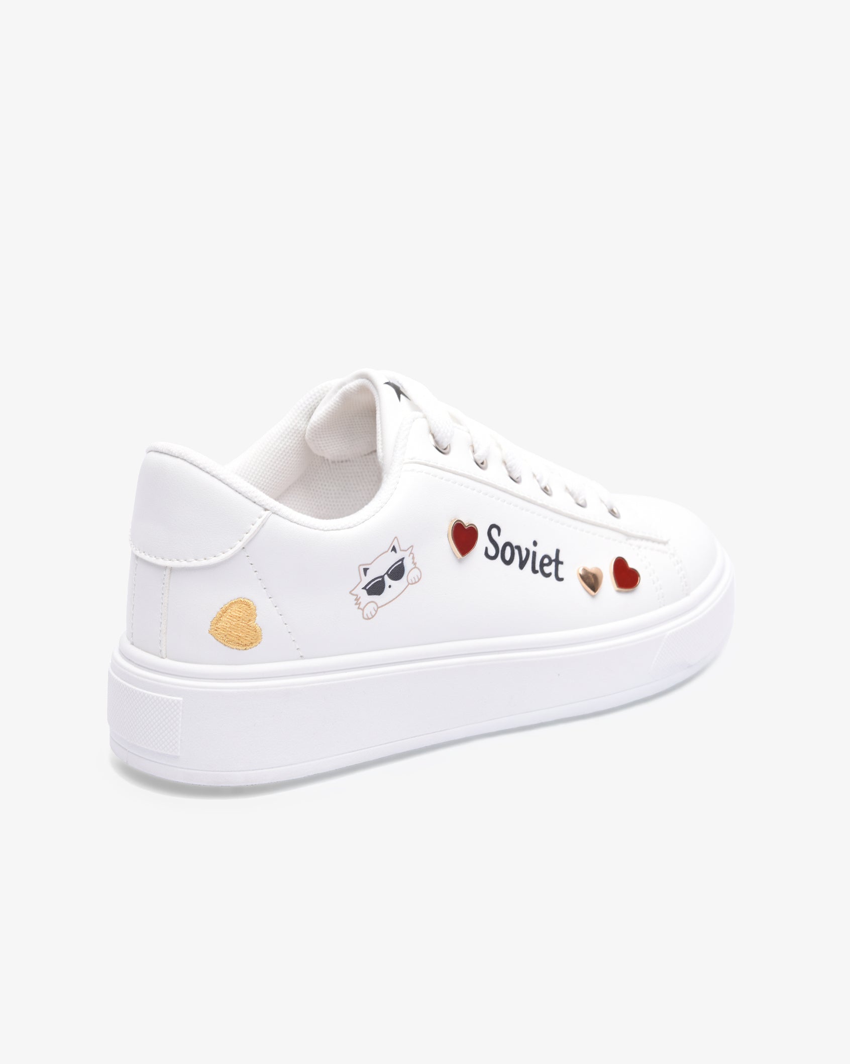 Ladies Aria 26 - PU Lace Up Sneaker