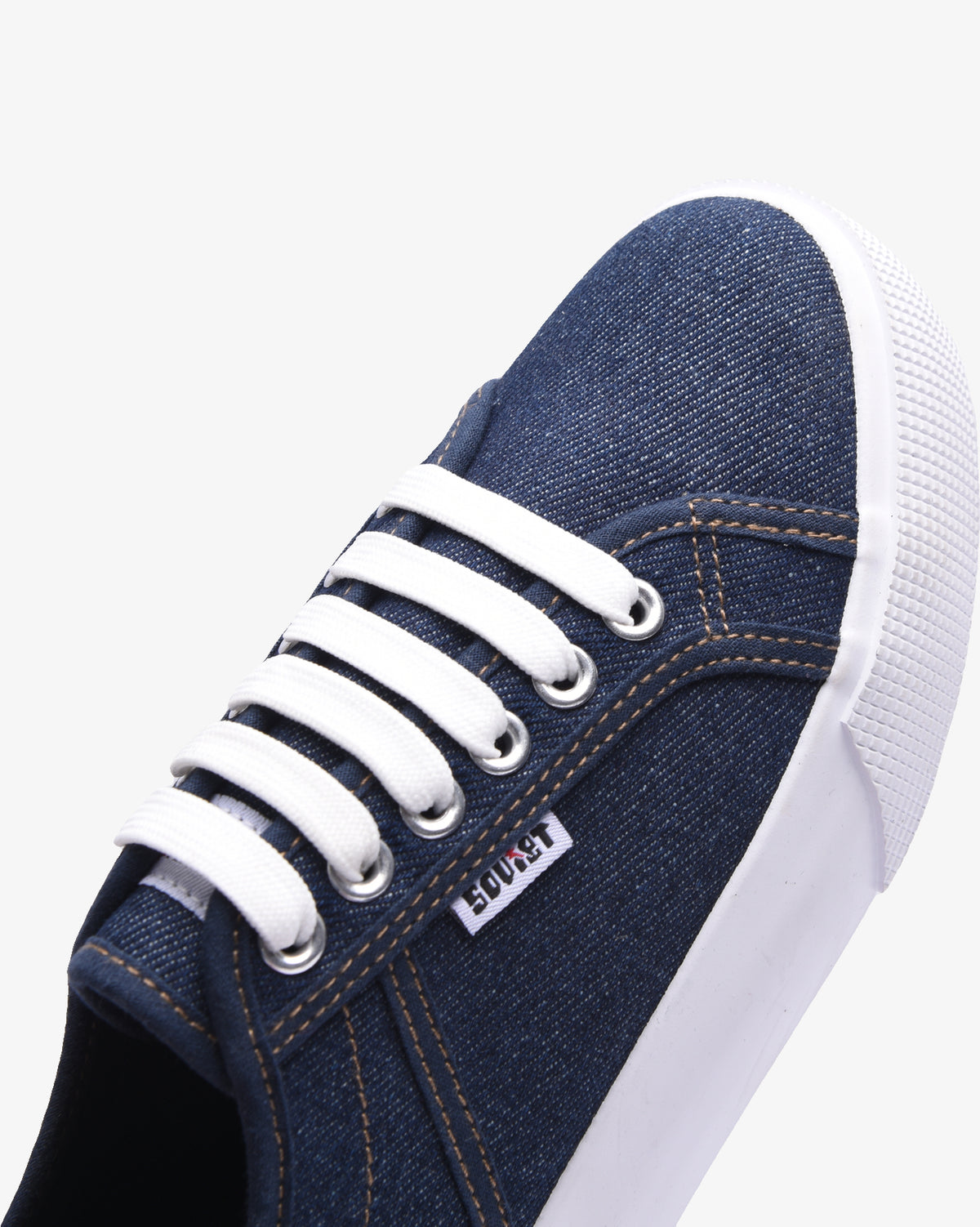 Ladies Ayanda - Platform Denim Sneaker