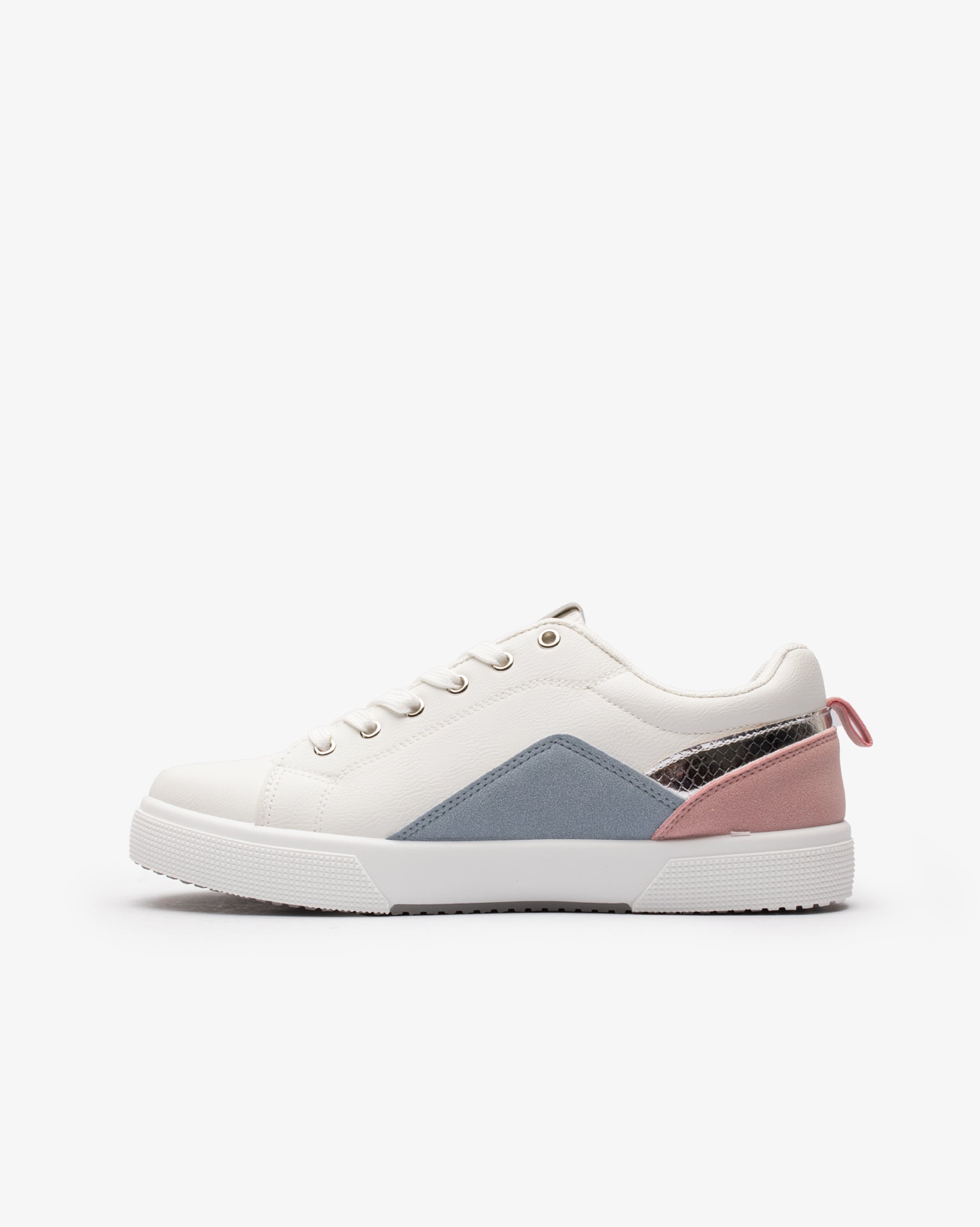 Ladies Coco Blanco - Snakeprint Casual Sneaker