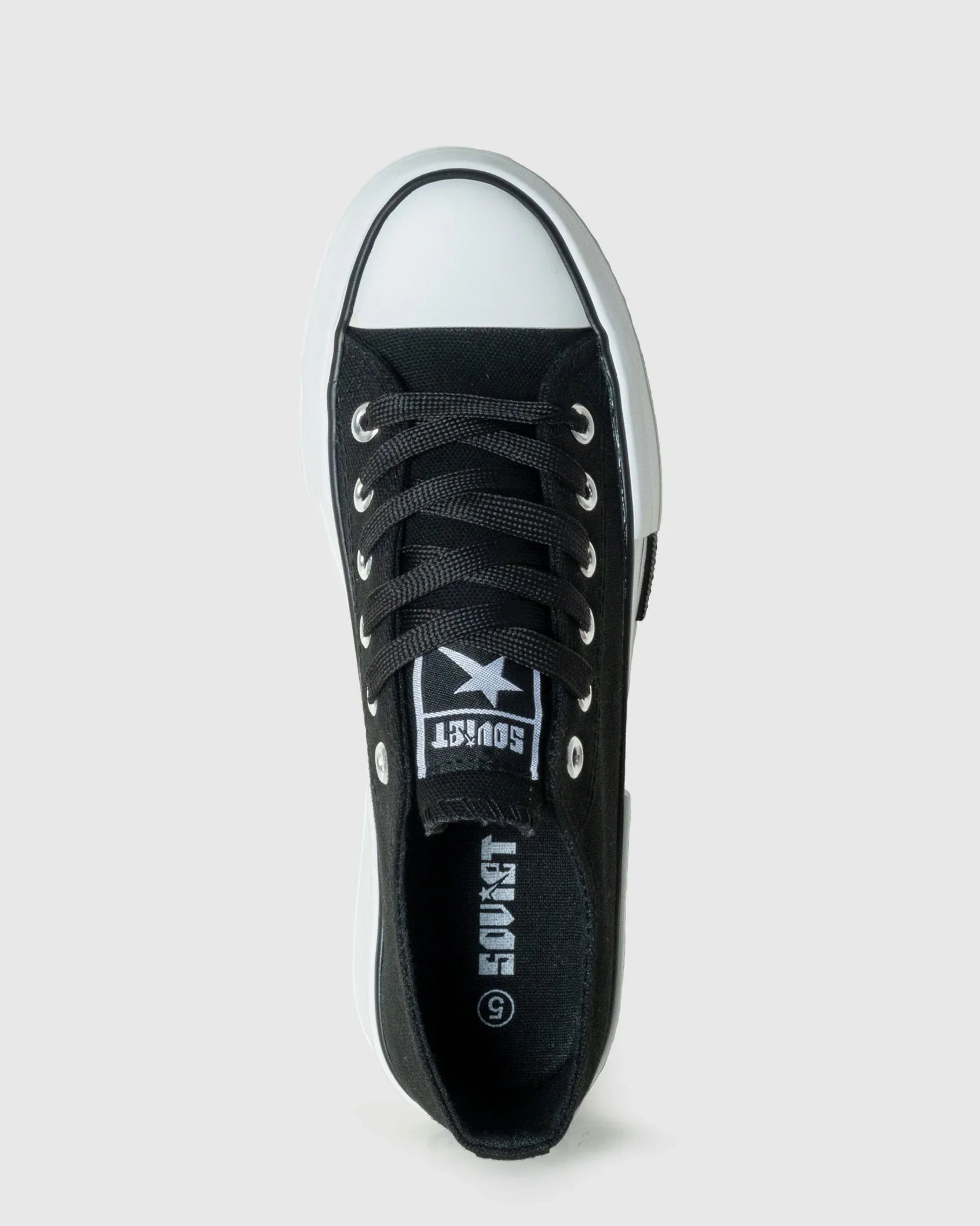 Ladies Crane - Platform Canvas Sneaker