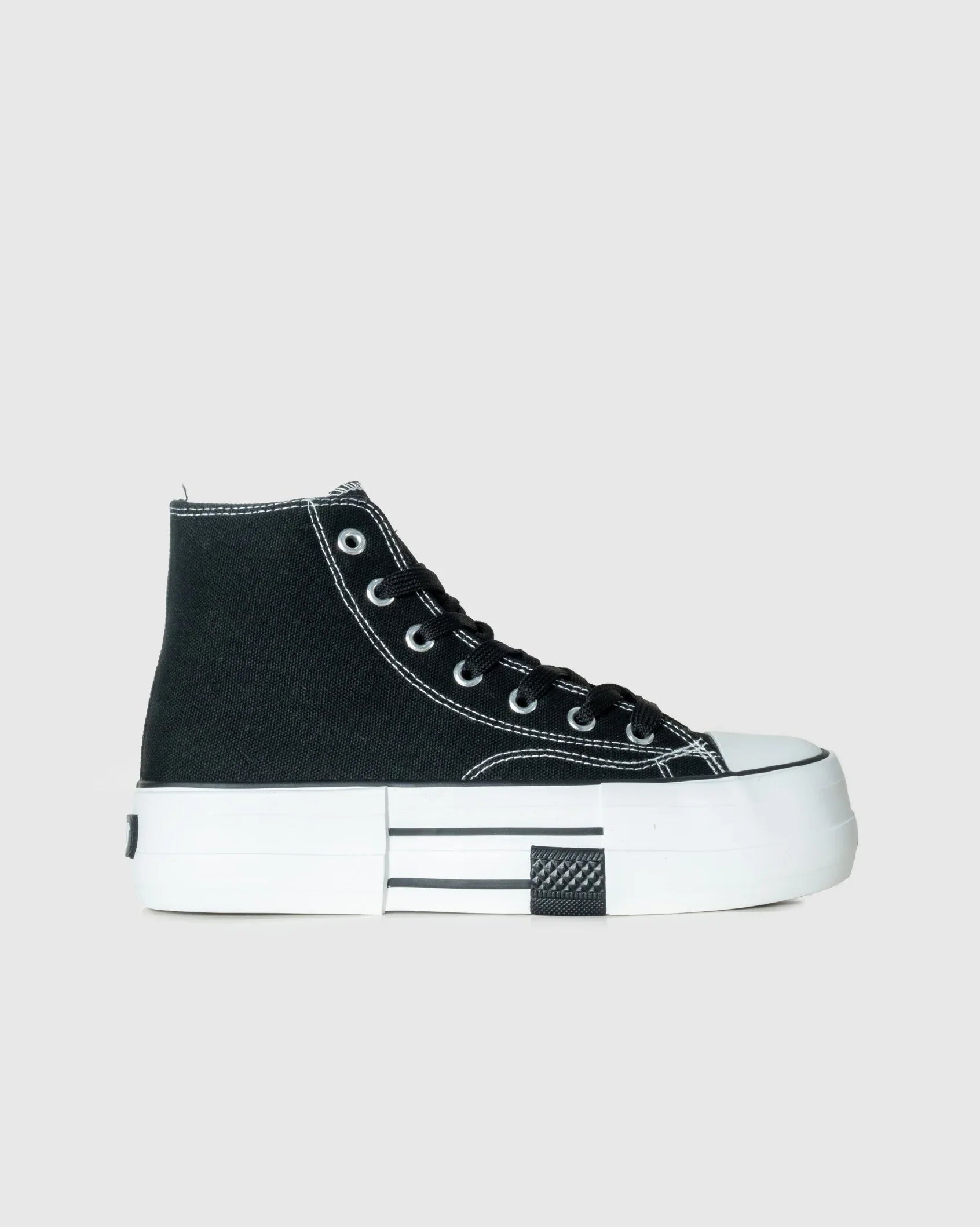 Ladies Crane Hi - Platform Canvas Sneaker