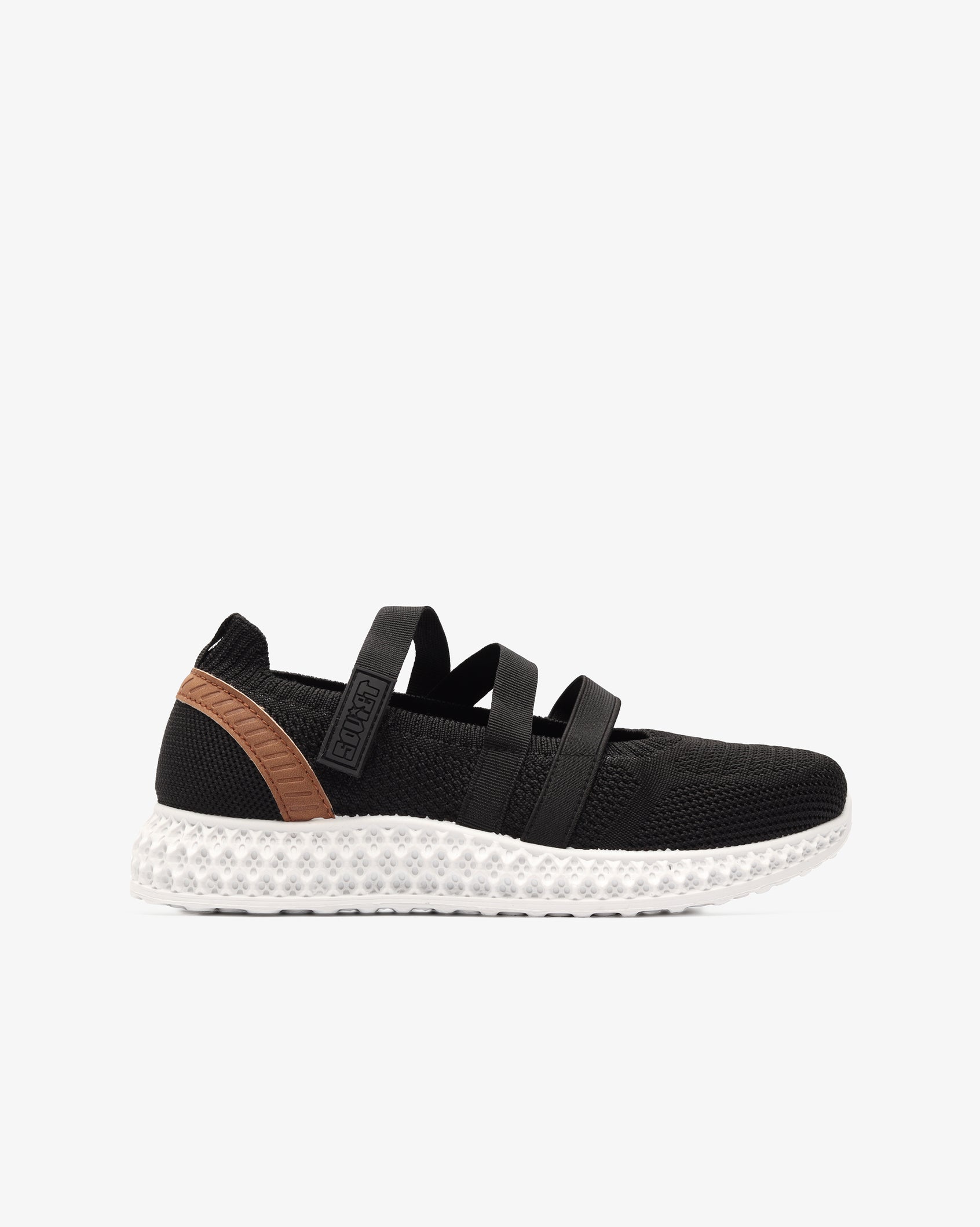 Ladies Cruz - Elasticated Slip On Ballet Flat - Soviet Denim