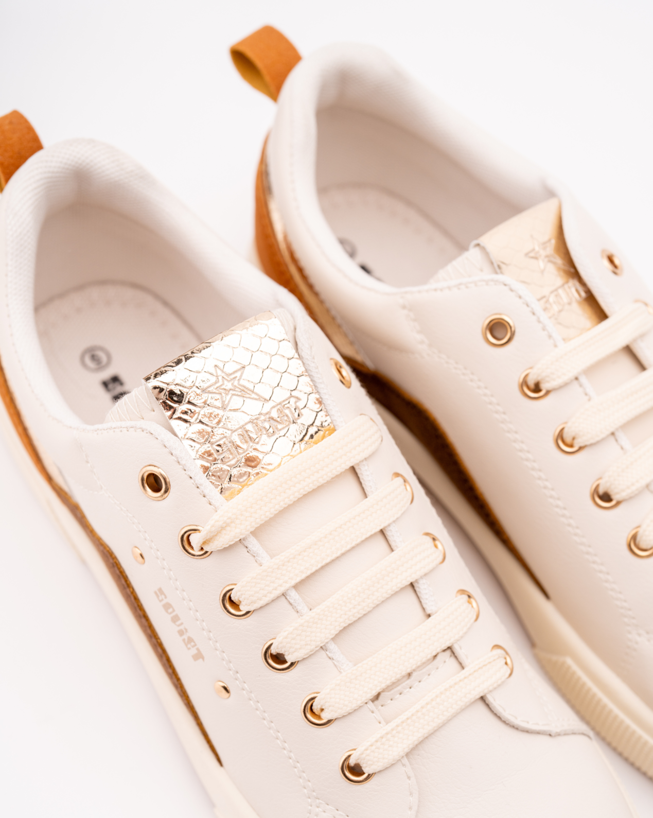 Ladies Coco Blanco - Snakeprint Casual Sneaker