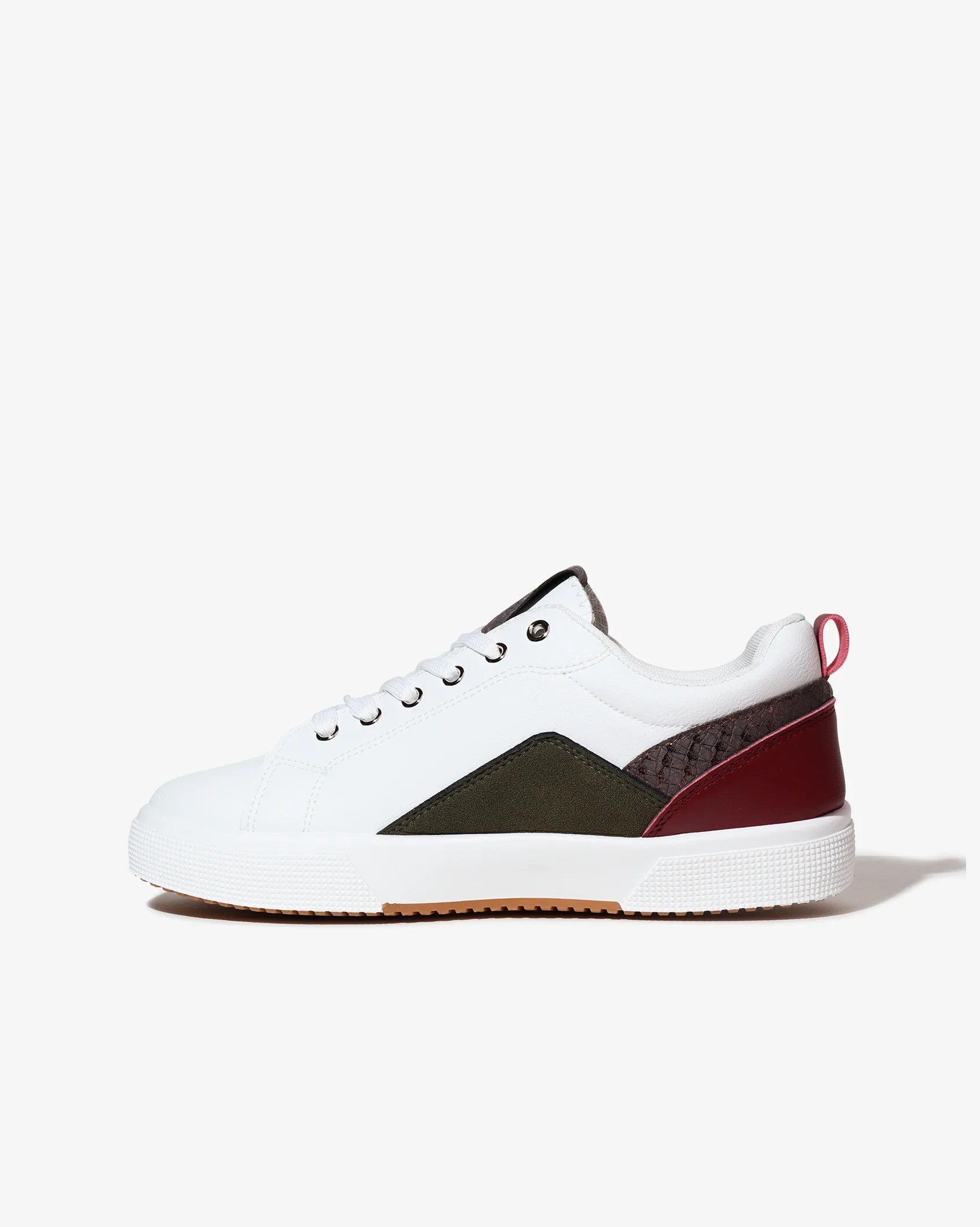 Ladies Coco Blanco - Snakeprint Casual Sneaker