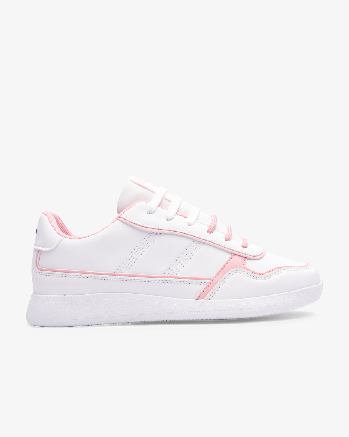 Ladies Dolly - PU/Metallic Lace Up Sneaker