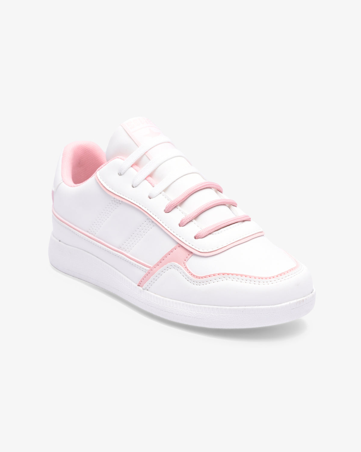 Ladies Dolly - PU/Metallic Lace Up Sneaker