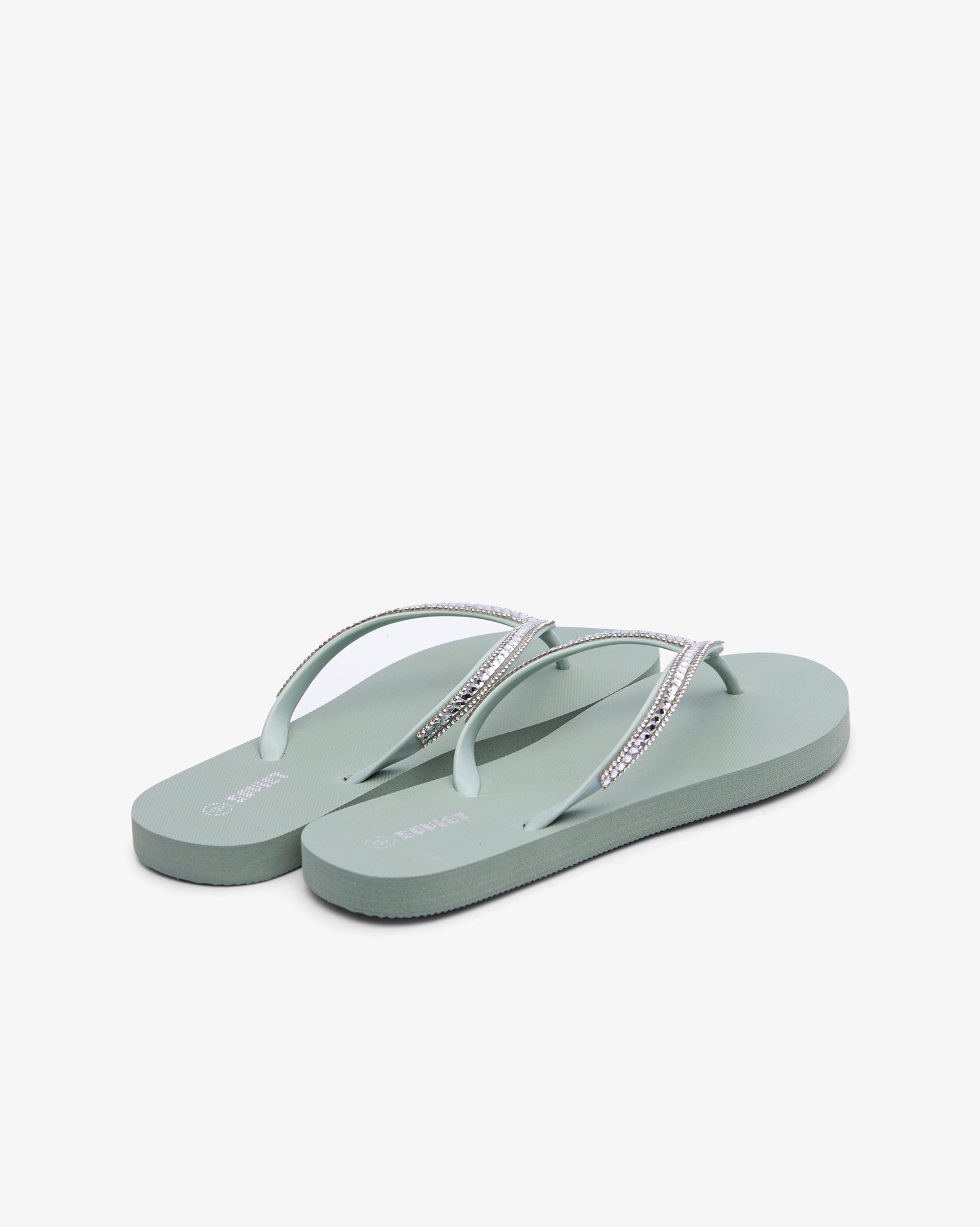 Ladies Emerald - Diamante Sandal