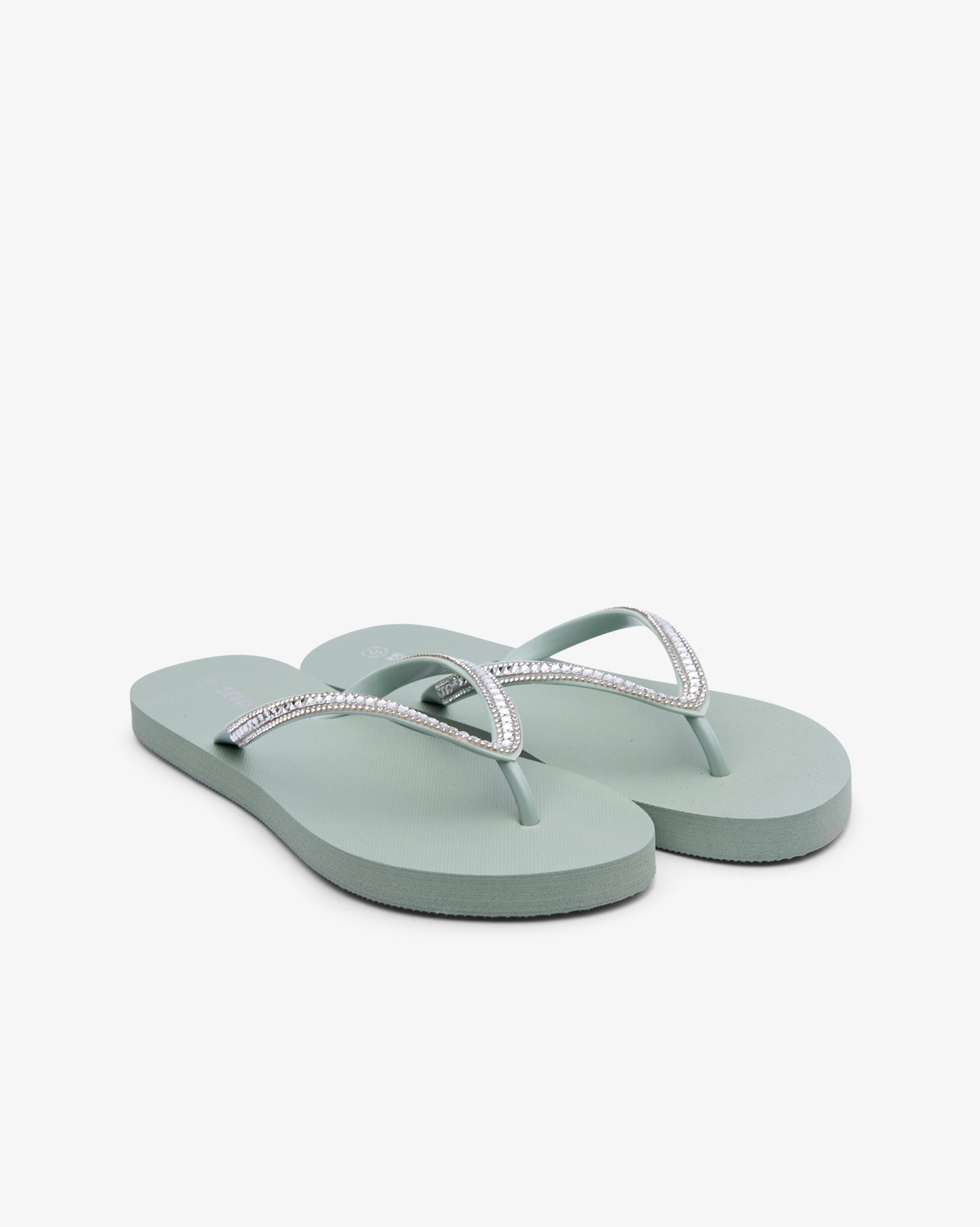 Ladies Emerald - Diamante Sandal